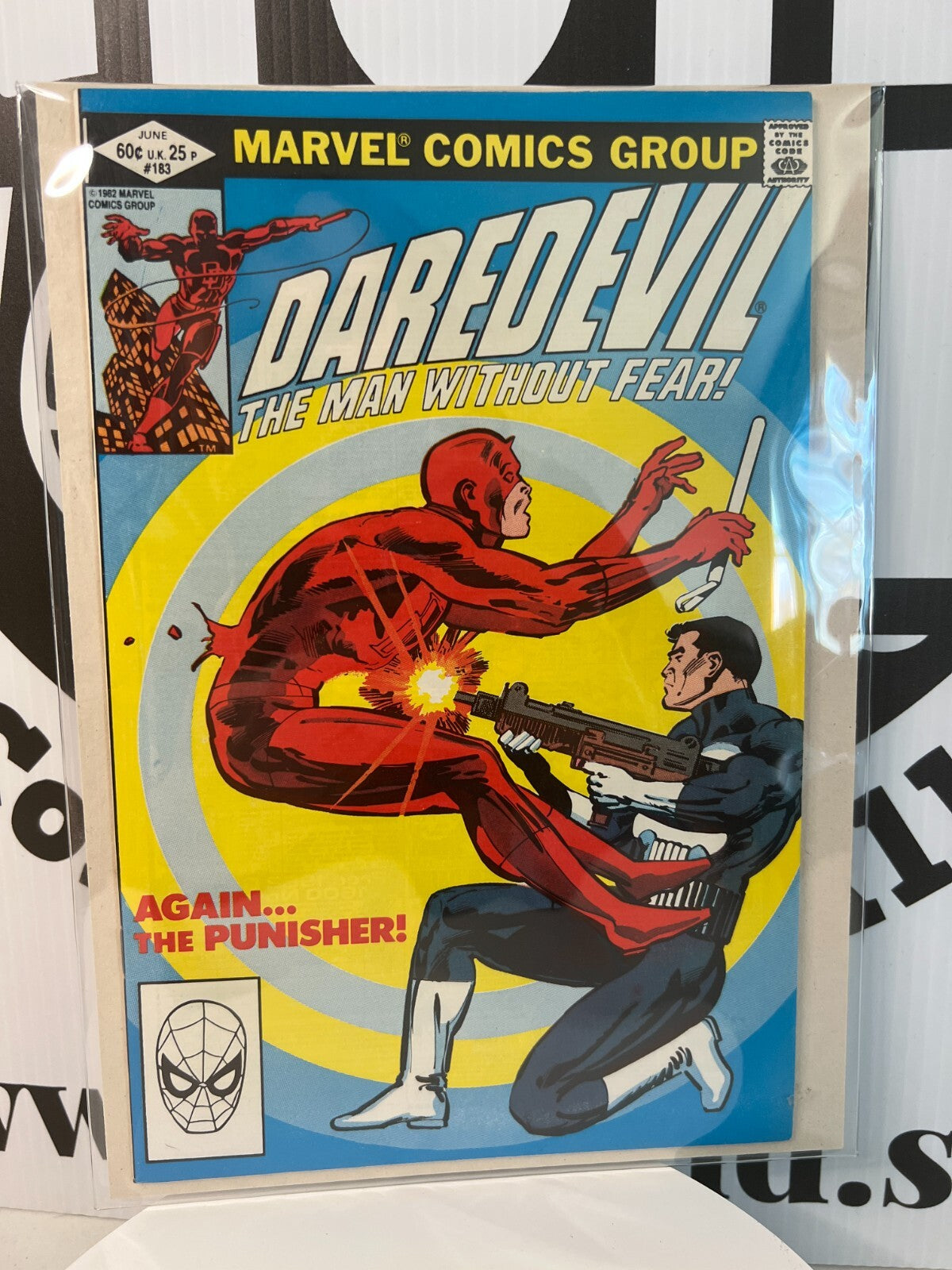 Daredevil #183 Marvel Key Comic Book 1st Daredevil vs. Punisher Very Fine/NM