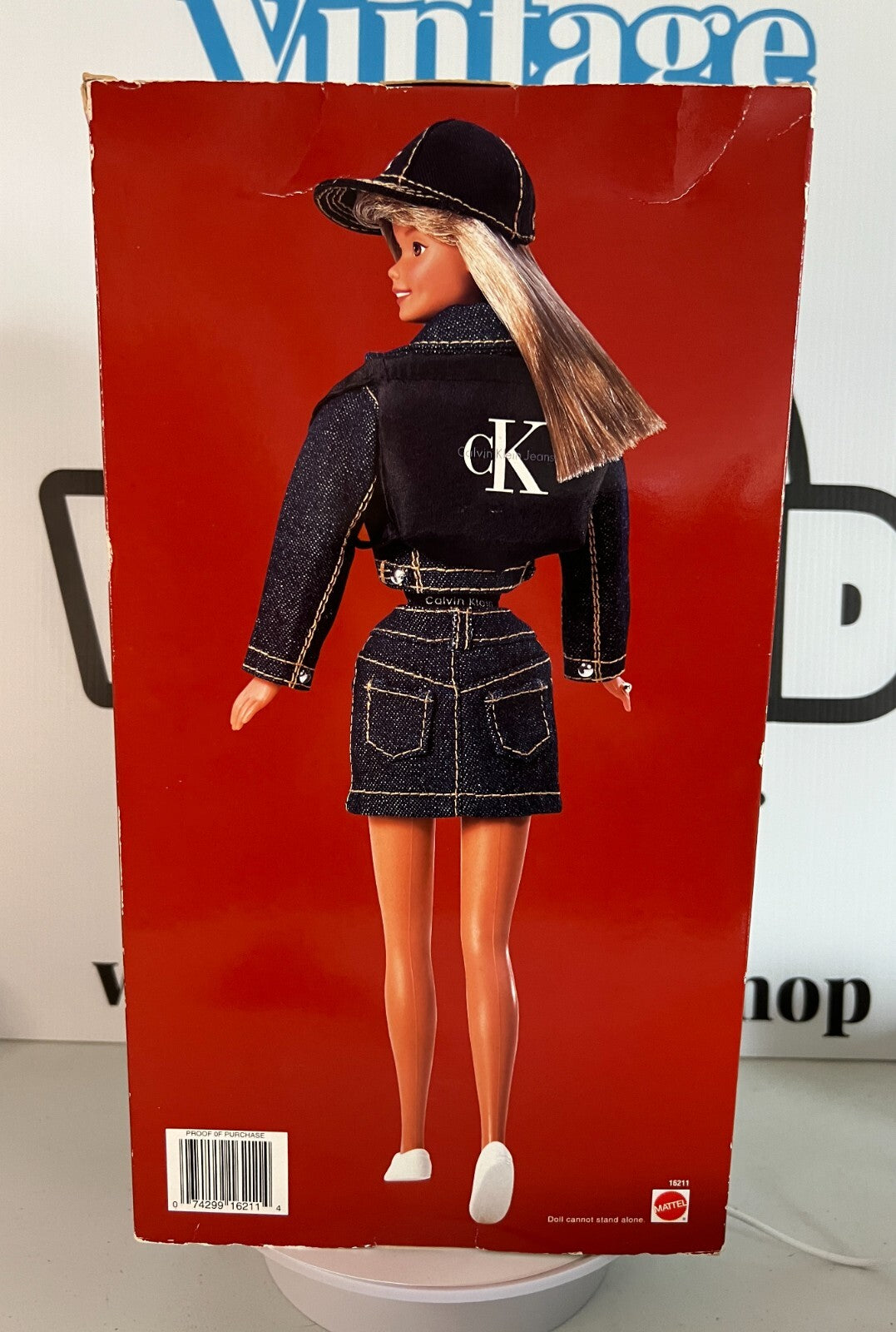Barbie Calvin Klein Jeans Fashion Doll 1996 Mattel Bloomingdales New Mint In Box