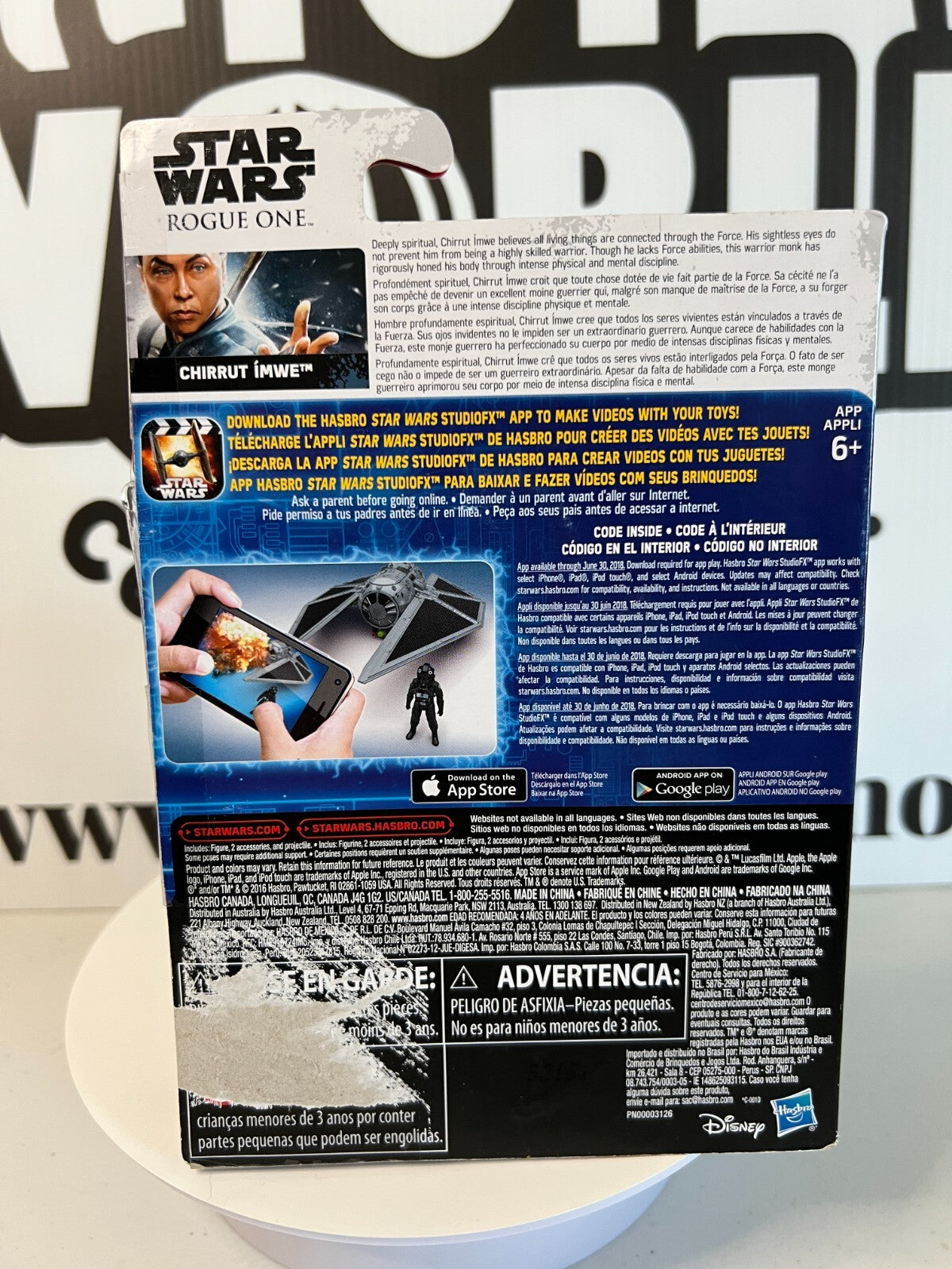 Star Wars Chirrut Imwe Monk Hasbro Rogue One Modern Action Figure Sealed MOC