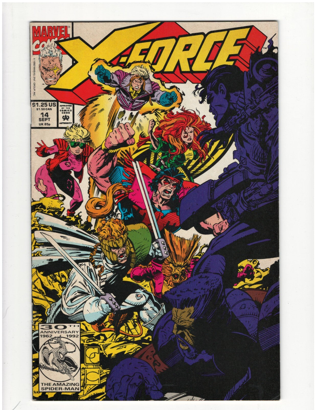 X-Force #14 Marvel Non Key Comic Book Cable Domino Deadpool Stryfe Liefeld Good