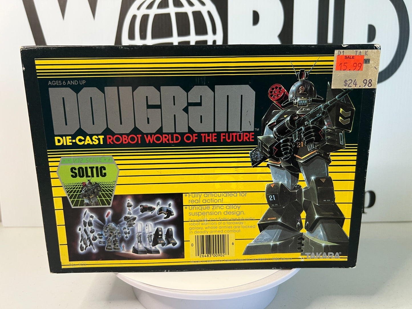 Dougram Soltic Takara 1/72 Die Cast Complete Chogokin Godaikin Unused Sealed MIB