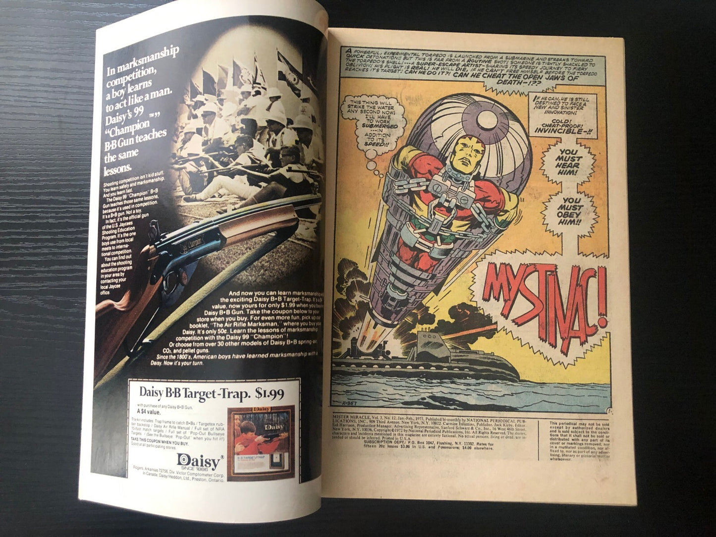 Mister Miracle 12 1973 DC Comics Key Comic Book Jack Kirby VF/NM Condition