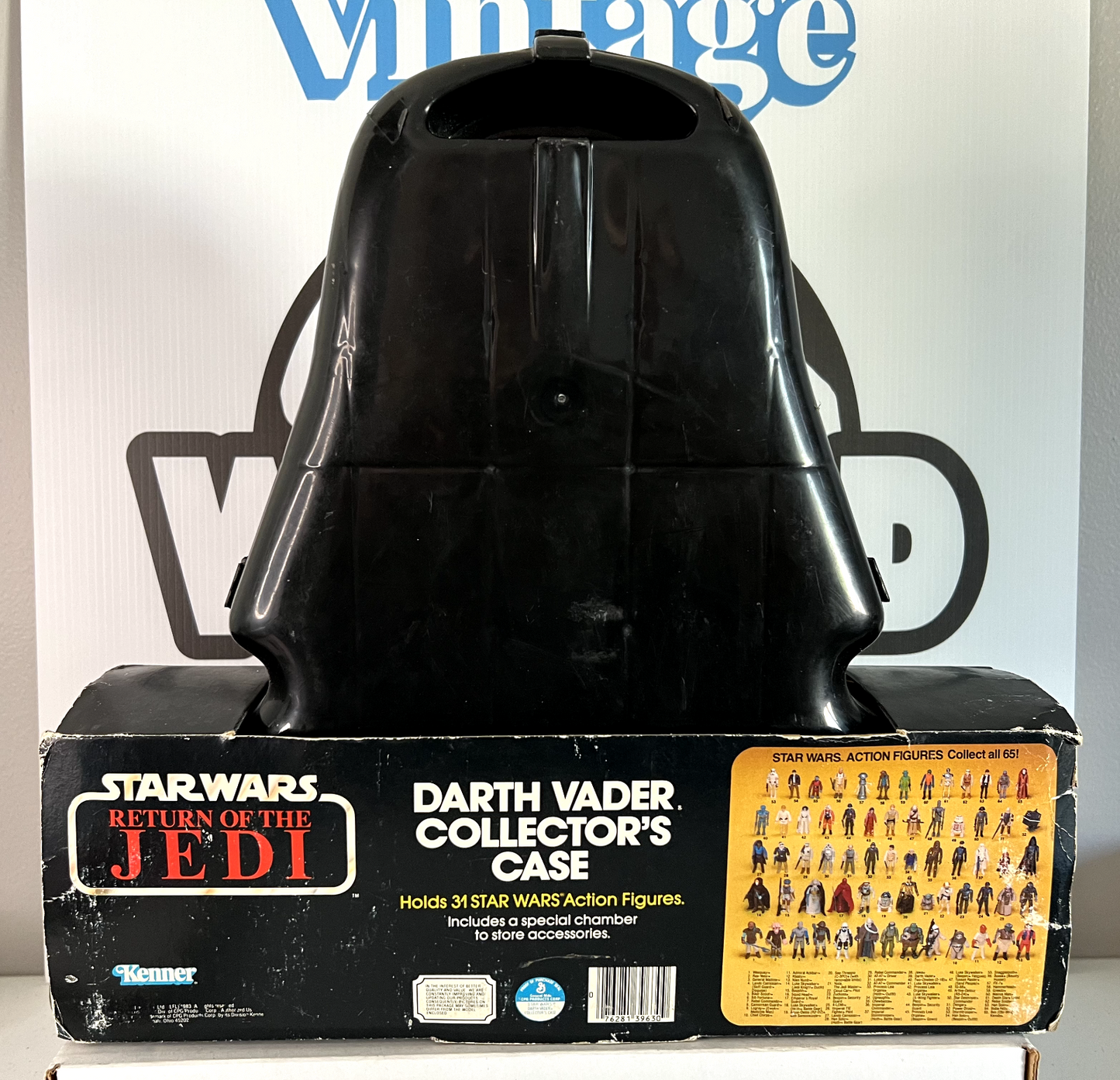 Star Wars Darth Vader Collector Case Vintage Kenner ROTJ Action Figure Sealed