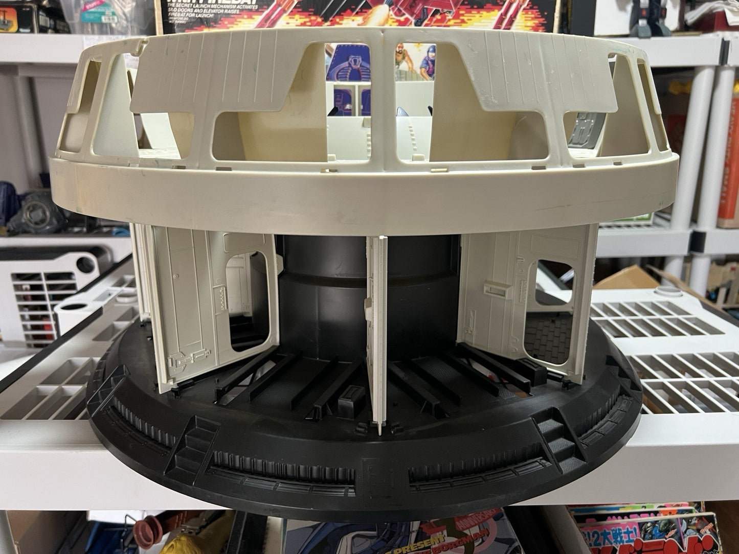 GI Joe Cobra Terror Drome 100% Complete+Box Firebat AVAC Action Figure Blueprint