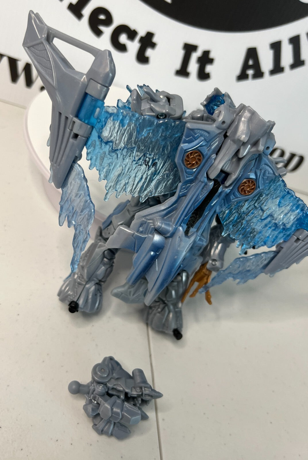 Transformers Megatron Voyager Class Ice Action Figure 2007 Movie Incomplete