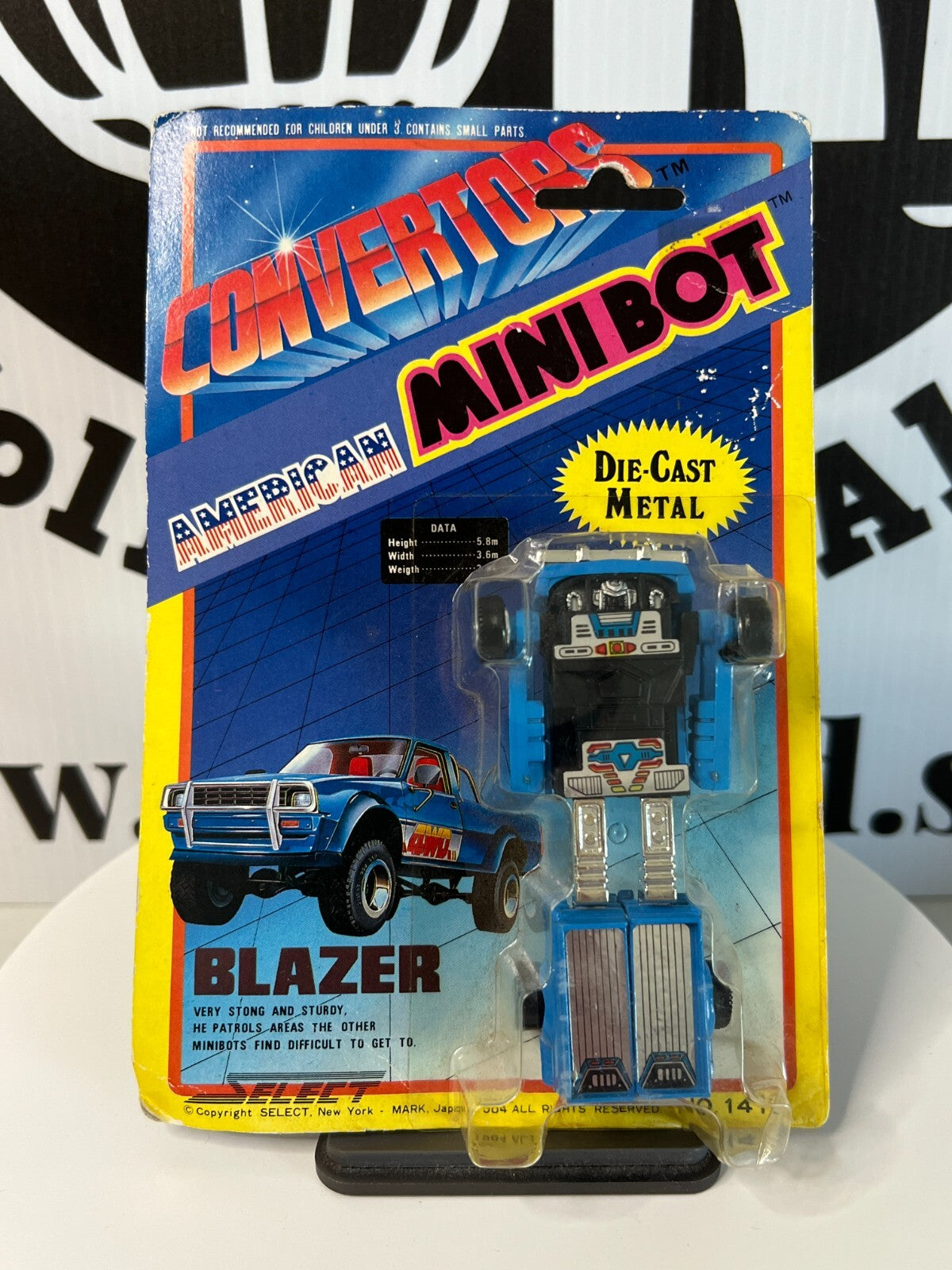 Convertors Minibot Robot Action Figure Transformers Blazer MOC Sealed Good Shape