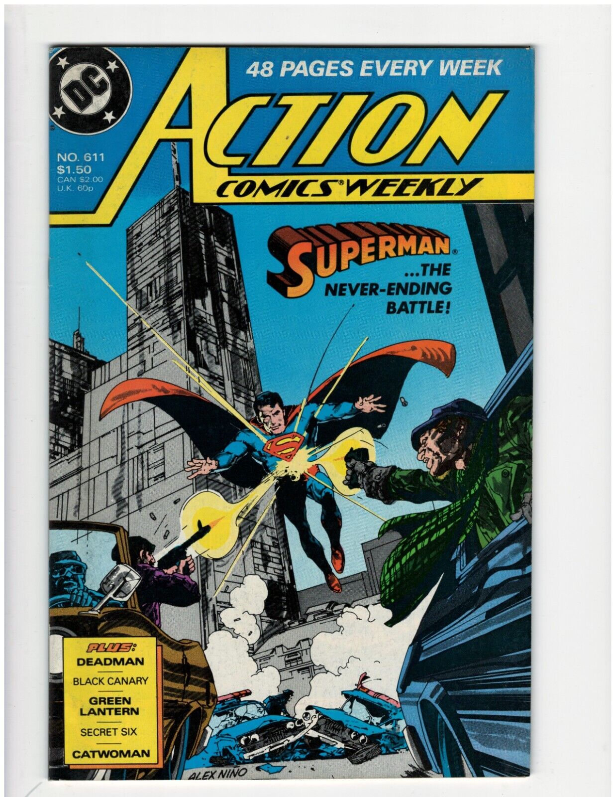 Action Comics #611 DC Comic Book Superman Man of Steel Krypto Good Condition