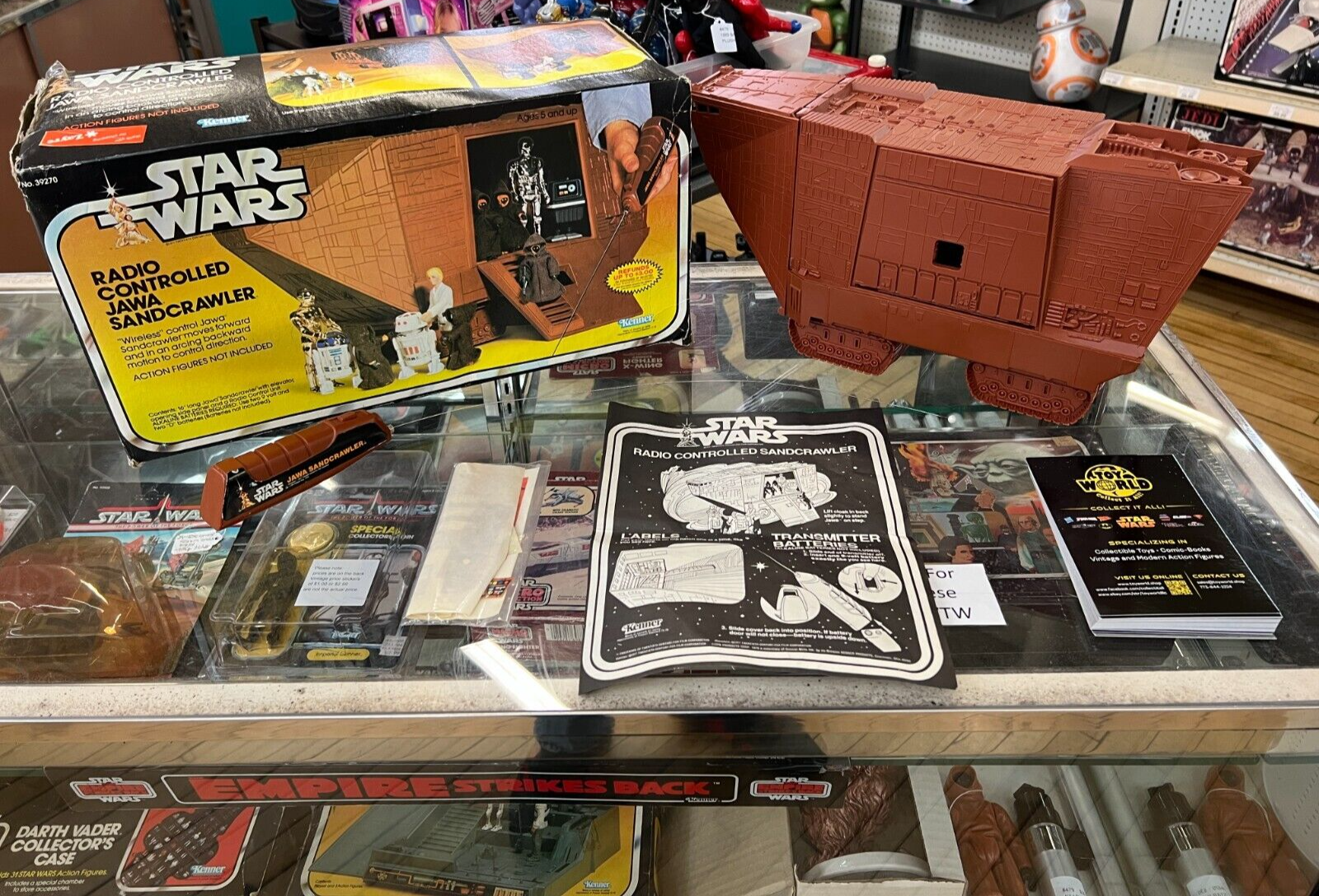 Star Wars Jawa Sandcrawler Radio Controlled Complete Working Unused Contents MIB