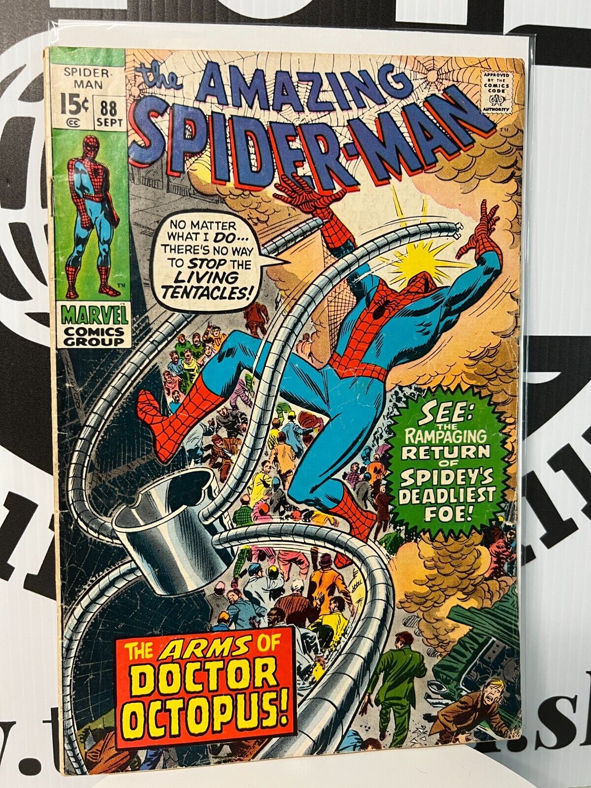 Amazing Spider-Man #88 Marvel Comic Book Doctor Octopus Appearance Good Shape