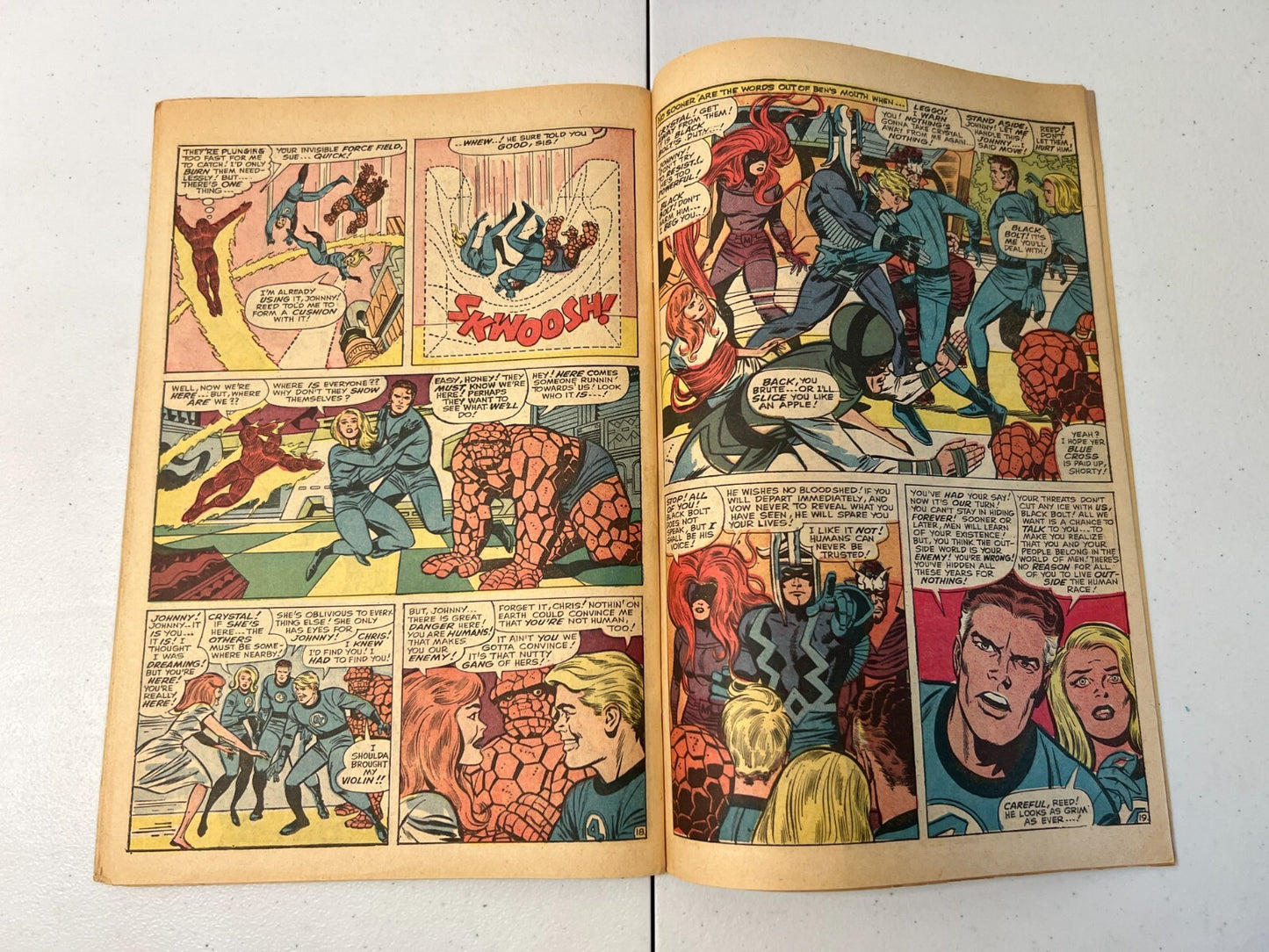 Fantastic Four #47 Marvel Key Comic-Book 1st App Maximus 2nd App Black Bolt Fair