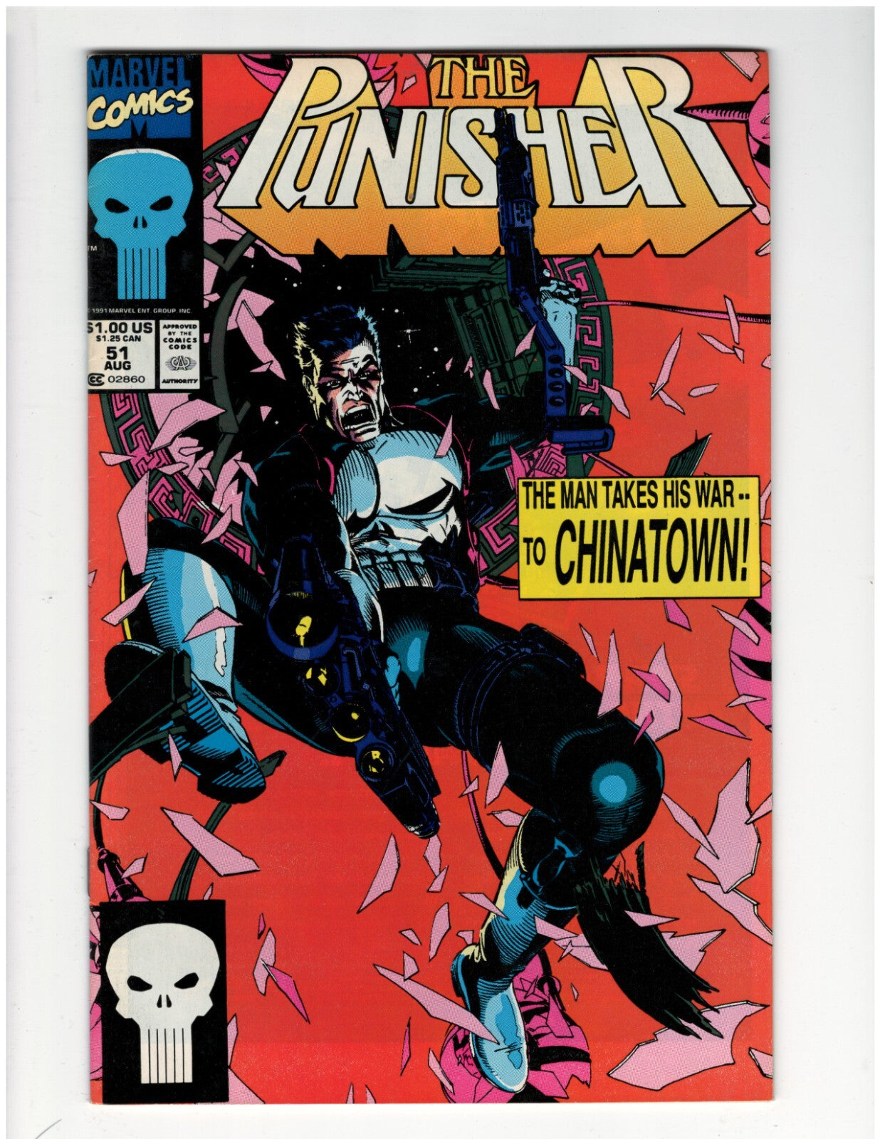 Punisher #51 Marvel Solo Series 1980s Comic Book Frank Castle Good Condition
