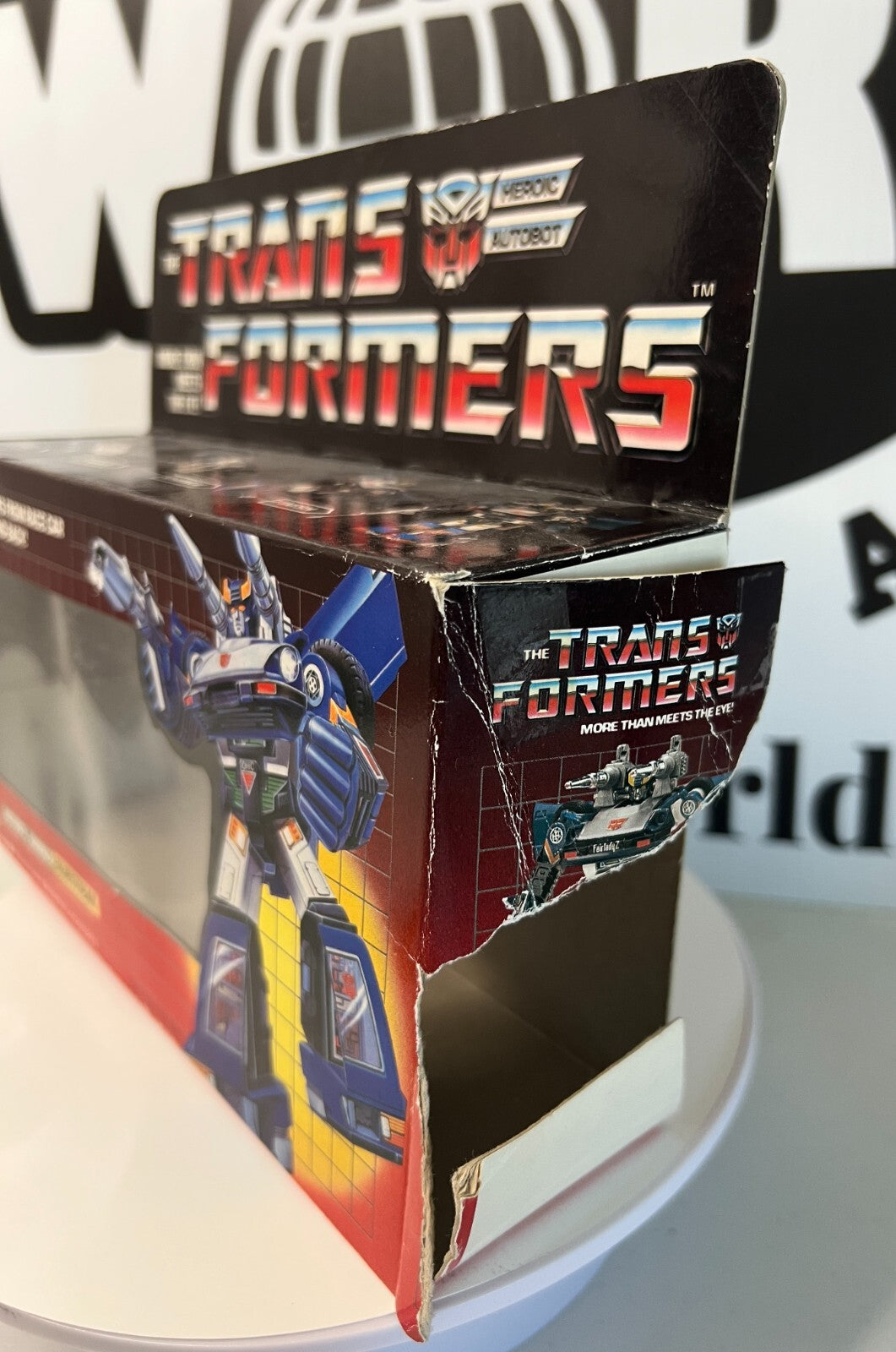 Transformers G1 Bluestreak Bot + Box 1984 Vintage Hasbro Takara Not Complete Lot