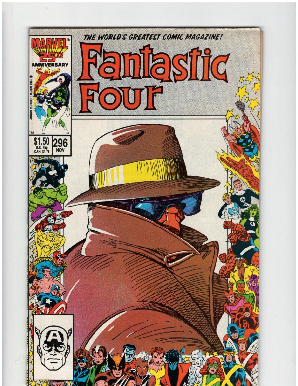 Fantastic Four#296 Marvel Comic Book John Byrne Doctor Doom The Thing Good Shape