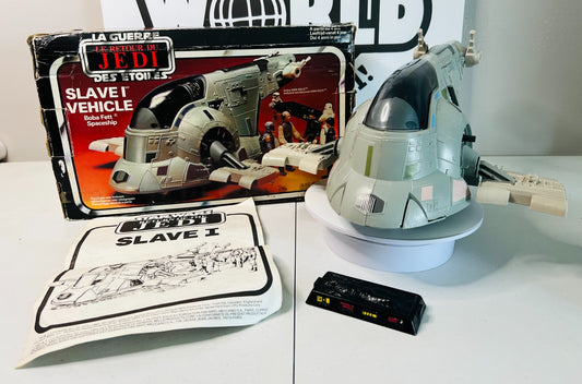 Star Wars Boba Fett Slave1 Palitoy Bi-Logo Good Condition Complete w/Box Used