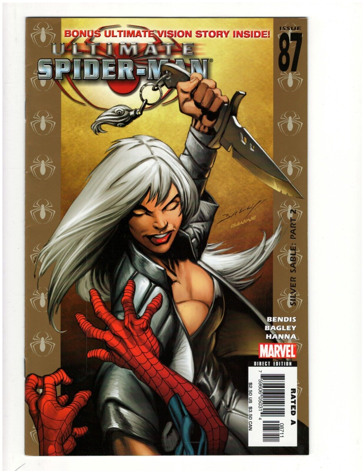 Ultimate Spider-Man #87 Marvel Comic Book Miles Morales Bendis Bagley Good Shape