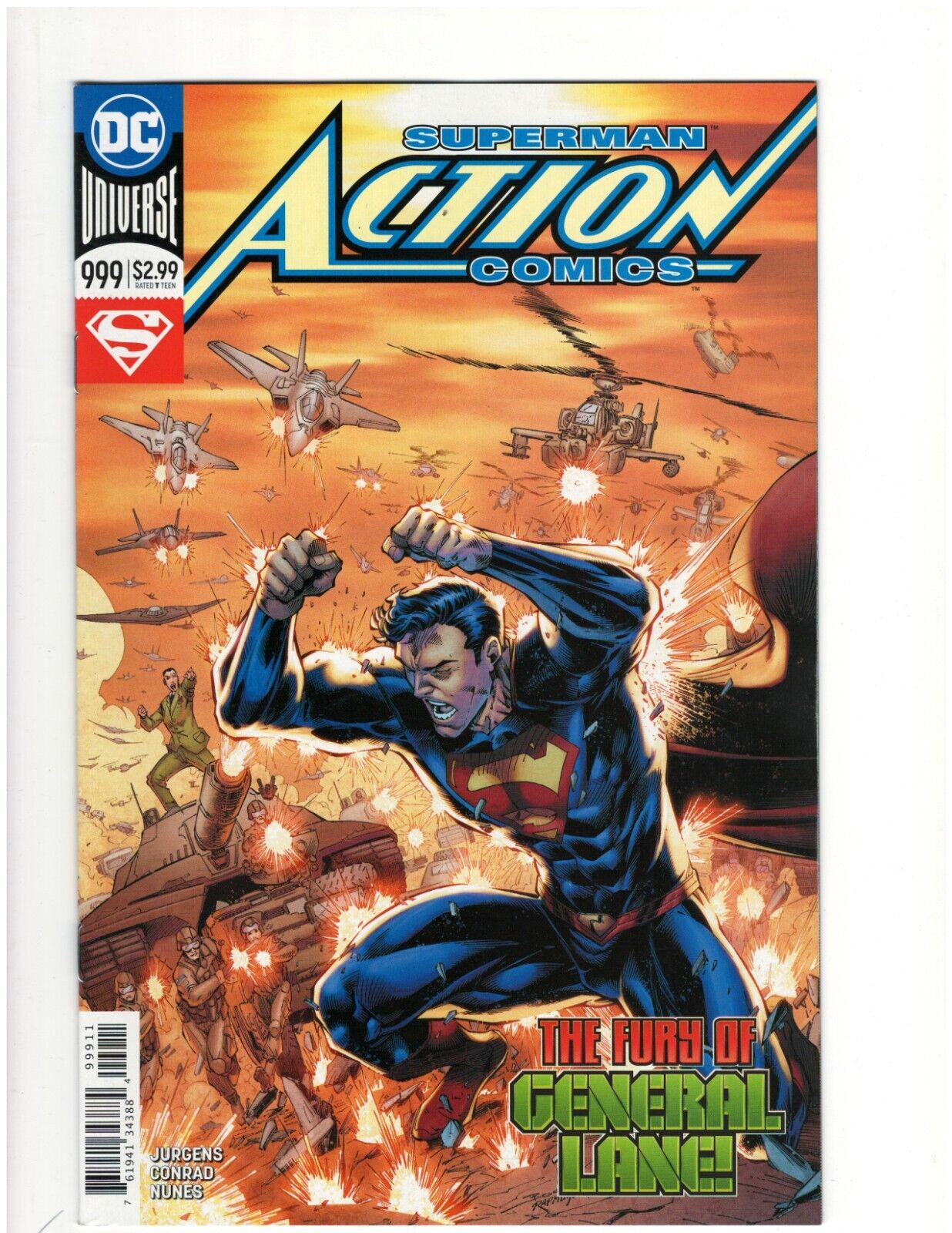 Action Comics #999 DC Comic Book Superman Man of Steel Krypto Very Good Shape