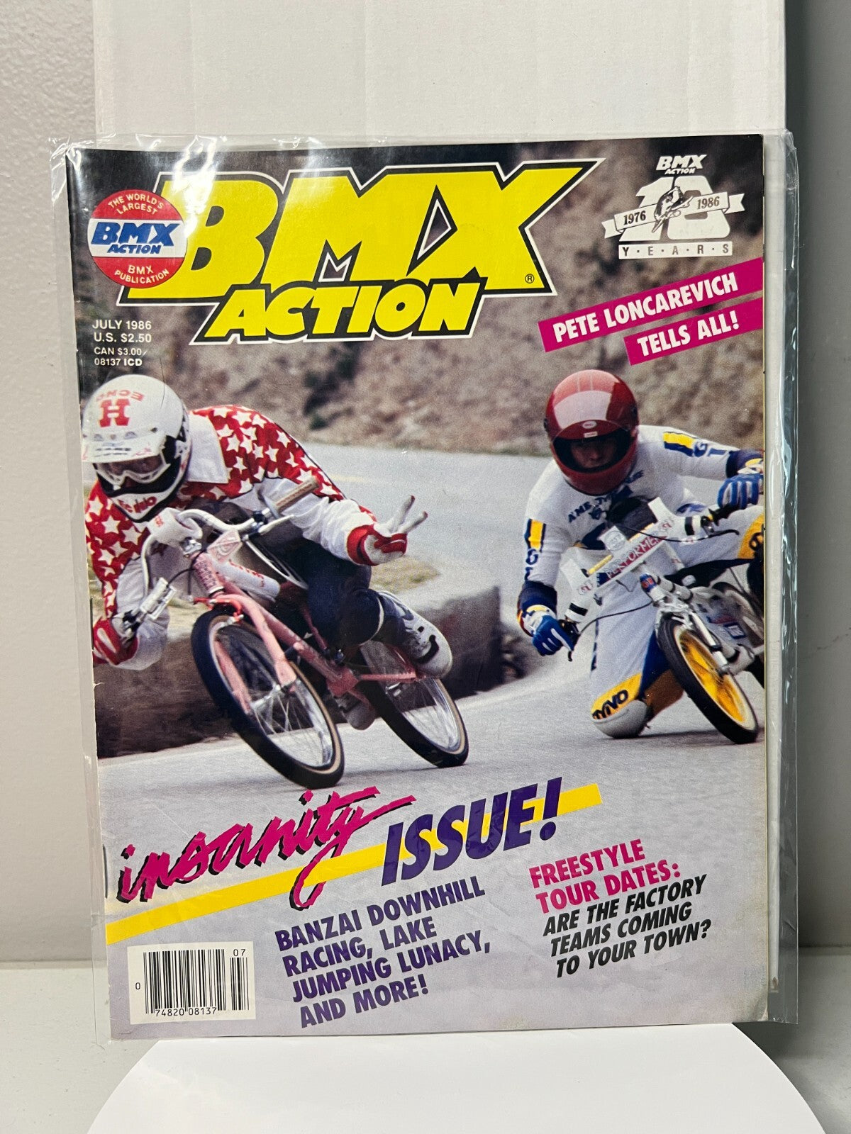 Bmx Action Magazine July 1986 Old School Vintage Freestyle Haro GT Dyno Redline
