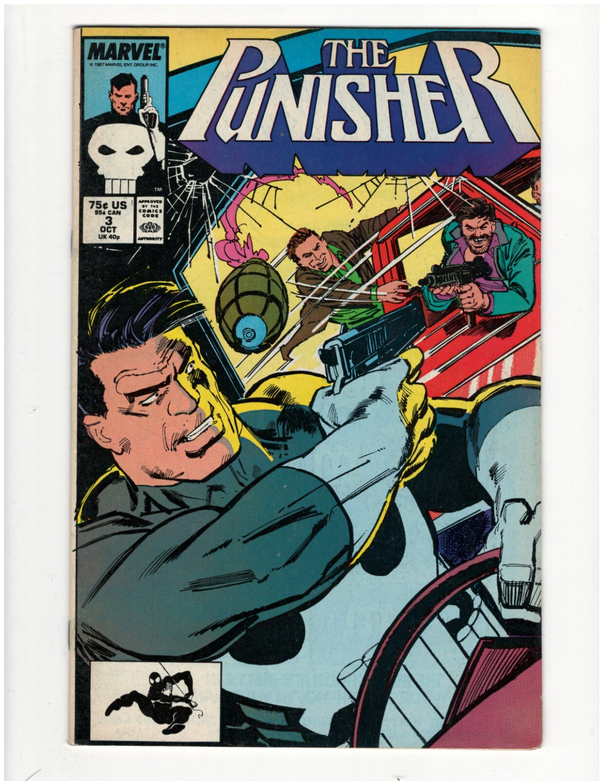 Punisher #3 Marvel Solo Series 1980s Comic Book Frank Castle Good Condition