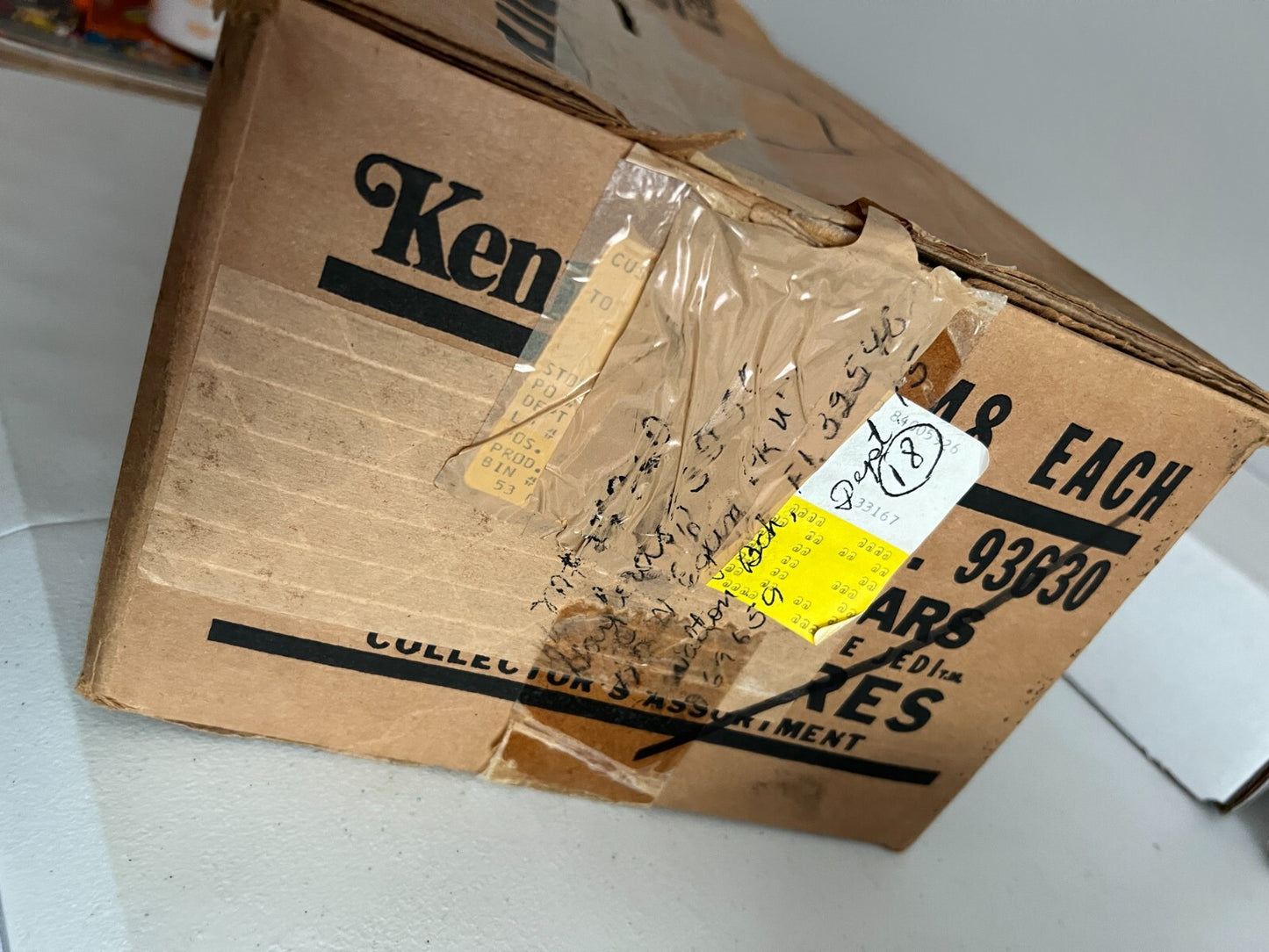 1983 Kenner Star Wars ROTJ Factory Shipper Case 48 Piece Action Figure Box Only