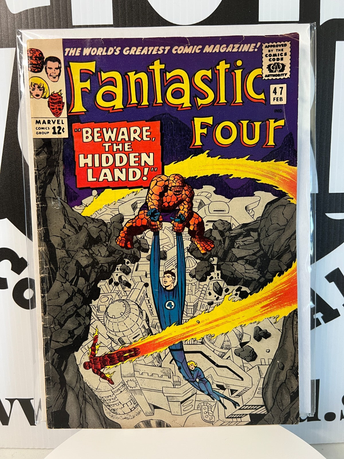 Fantastic Four #47 Marvel Key Comic-Book 1st App Maximus 2nd App Black Bolt Fair