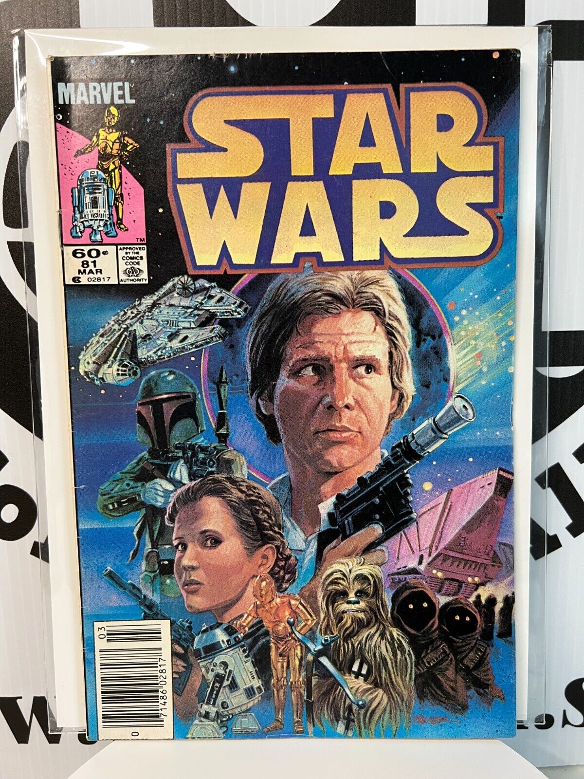 Star Wars #81 Boba Fett Escapes Sarlacc Pit Marvel Key Comic Book Good Condition
