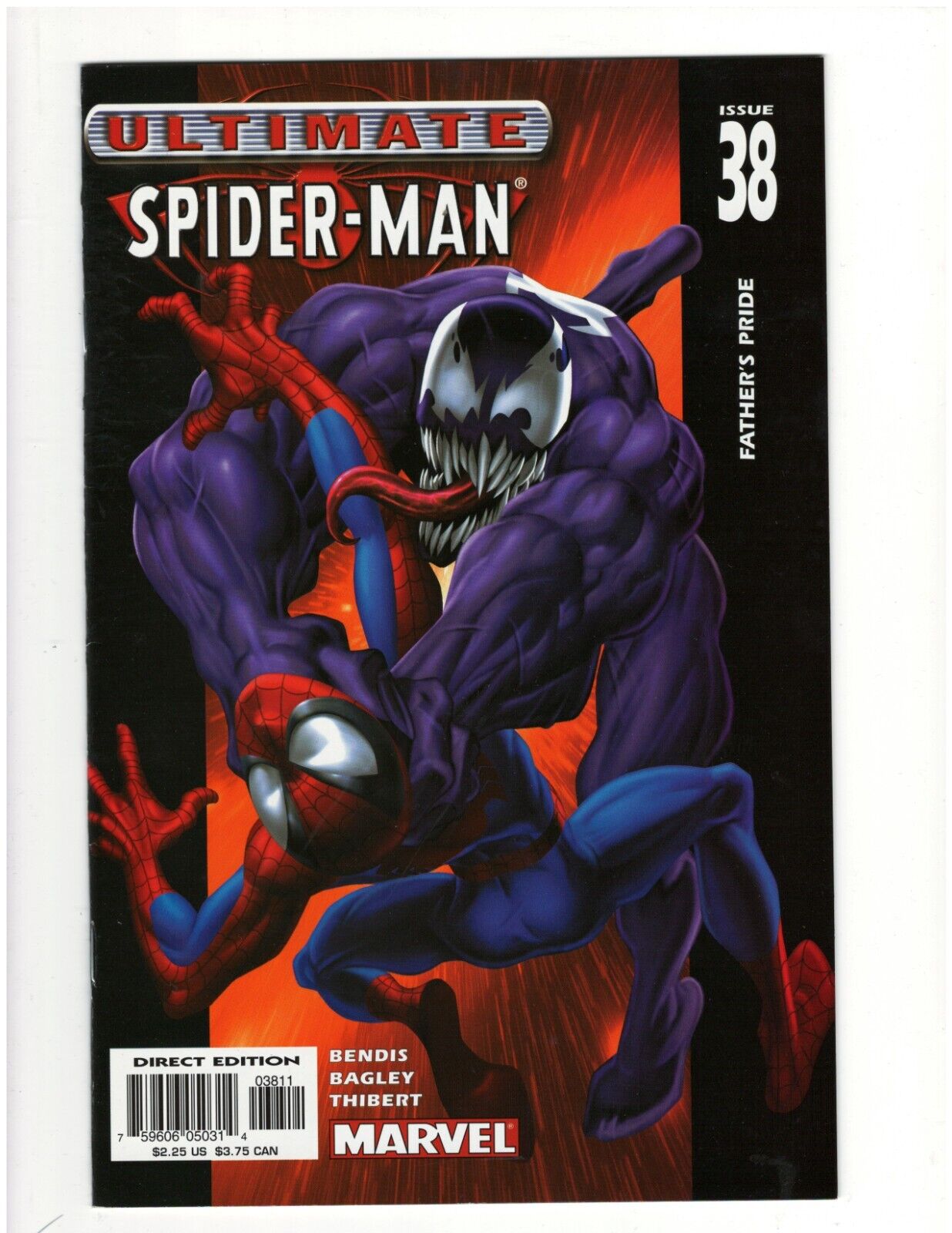 Ultimate Spider-Man #38 Marvel Comic Book Miles Morales Bendis Bagley Good Shape