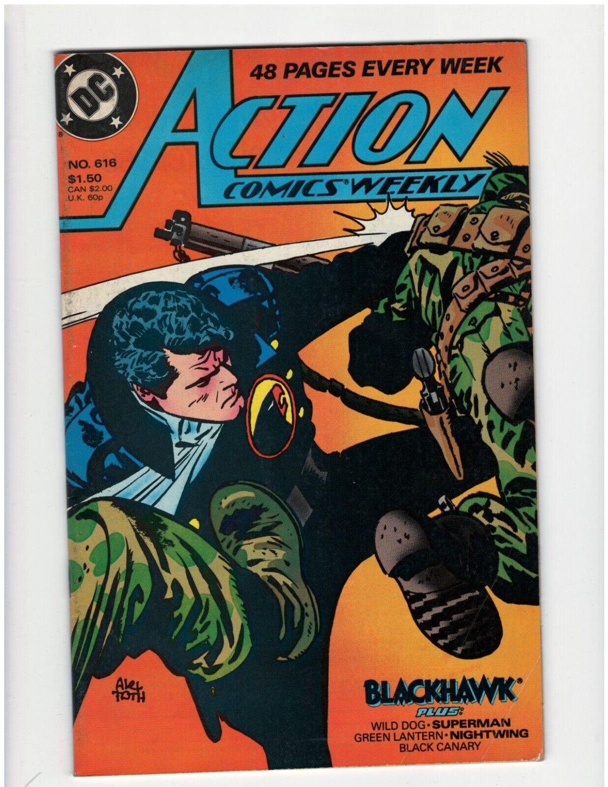 Action Comics #616 DC Comic Book Superman Man of Steel Krypto Good Condition
