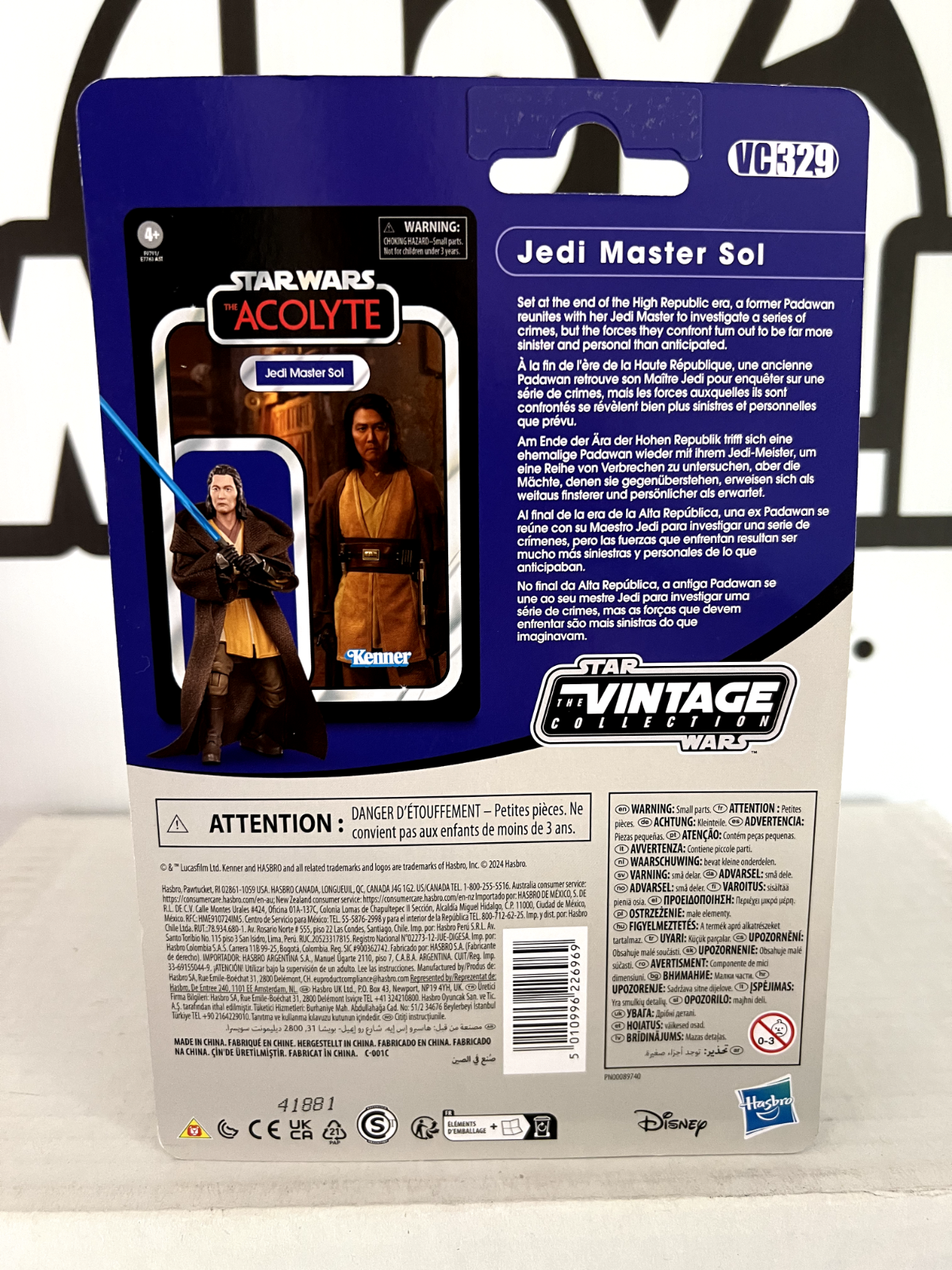Star Wars Jedi Master Sol Vintage Collection VC329 Acolyte Action Figure In Hand