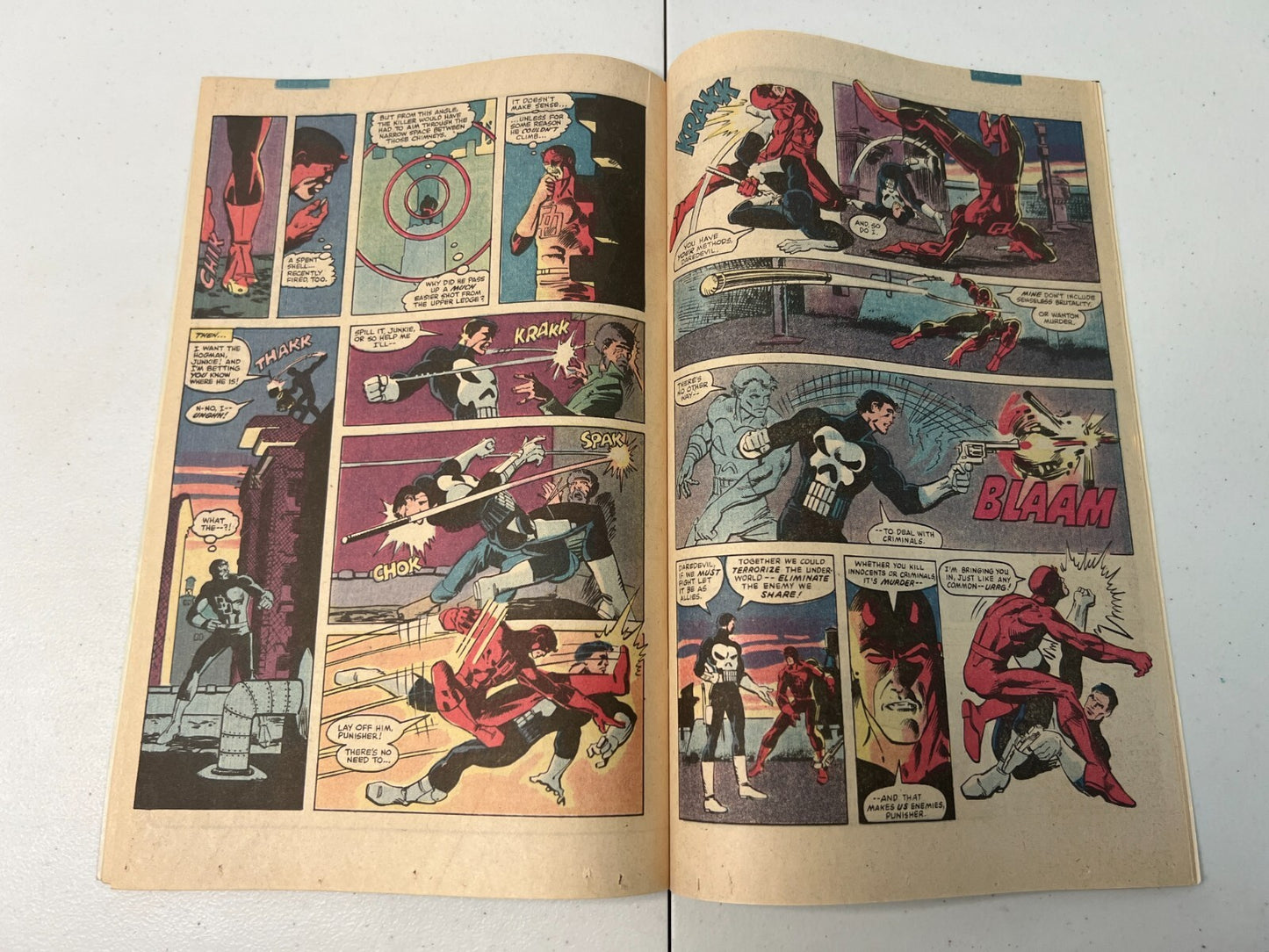 Daredevil #183 Marvel Key Comic Book 1st Daredevil vs. Punisher Very Fine/NM