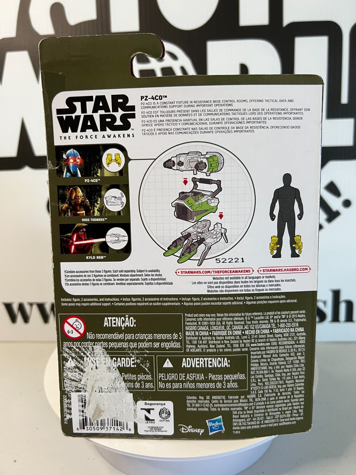 Star Wars PZ-4CO Droid Hasbro The Force Awakens Modern Action Figure Sealed MOC