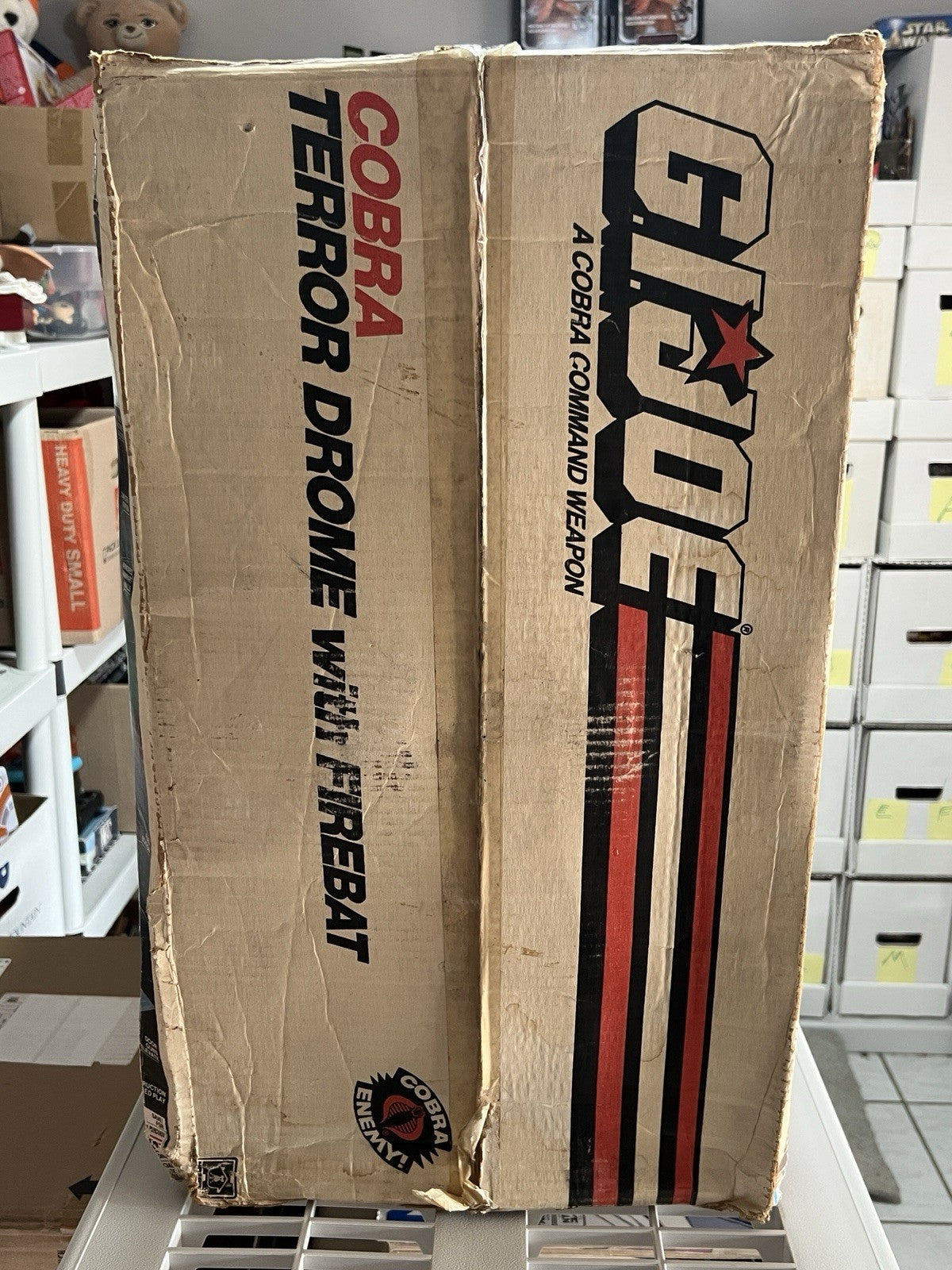 GI Joe Cobra Terror Drome 100% Complete+Box Firebat AVAC Action Figure Blueprint