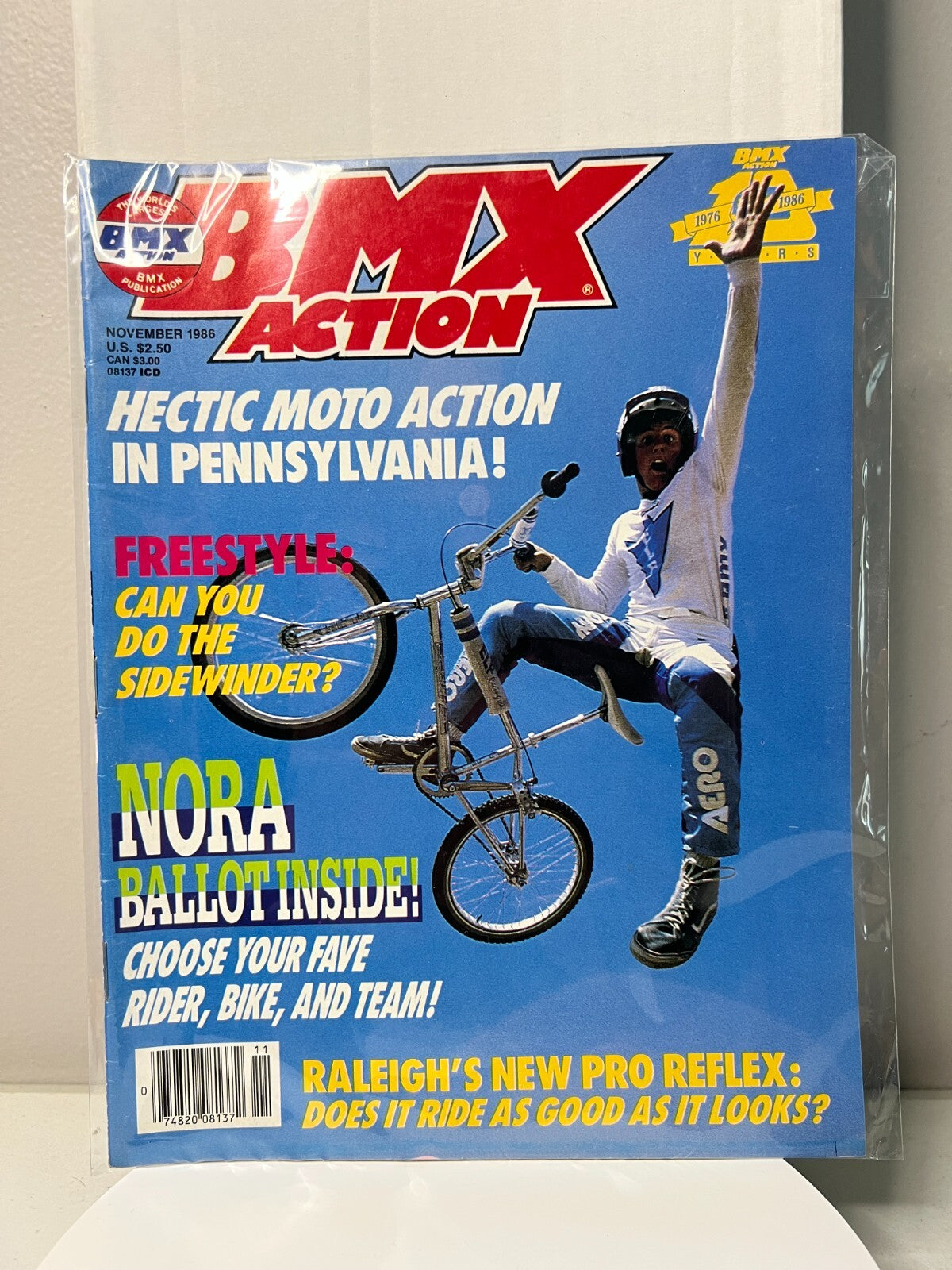 Bmx Action Magazine Nov 1986 Old School Vintage Freestyle Haro GT Dyno Redline