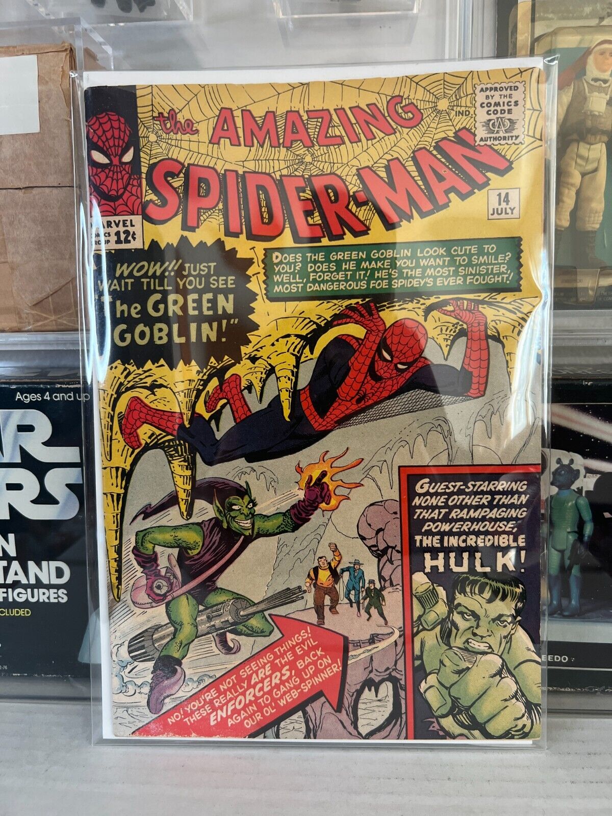 1964 Marvel Key Comic Book Amazing Spider-Man #14 1st App Green Goblin Good