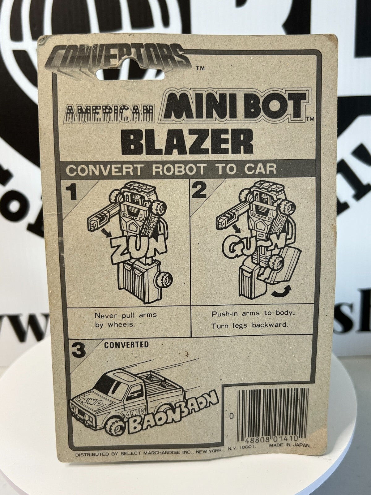 Convertors Minibot Robot Action Figure Transformers Blazer MOC Sealed Good Shape