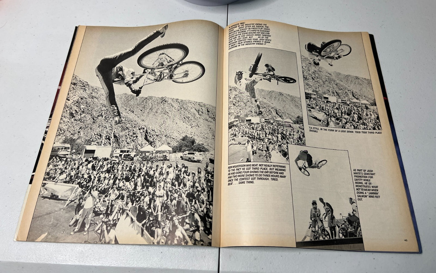 Bmx Action Magazine Oct 1987 Old School Vintage Freestyle Haro GT Dyno Redline