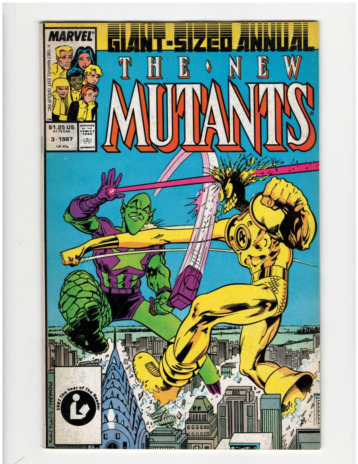 New Mutants Ann #3 New X-Men Chris Claremont Magik Wolfsbane Jubilee Good Shape