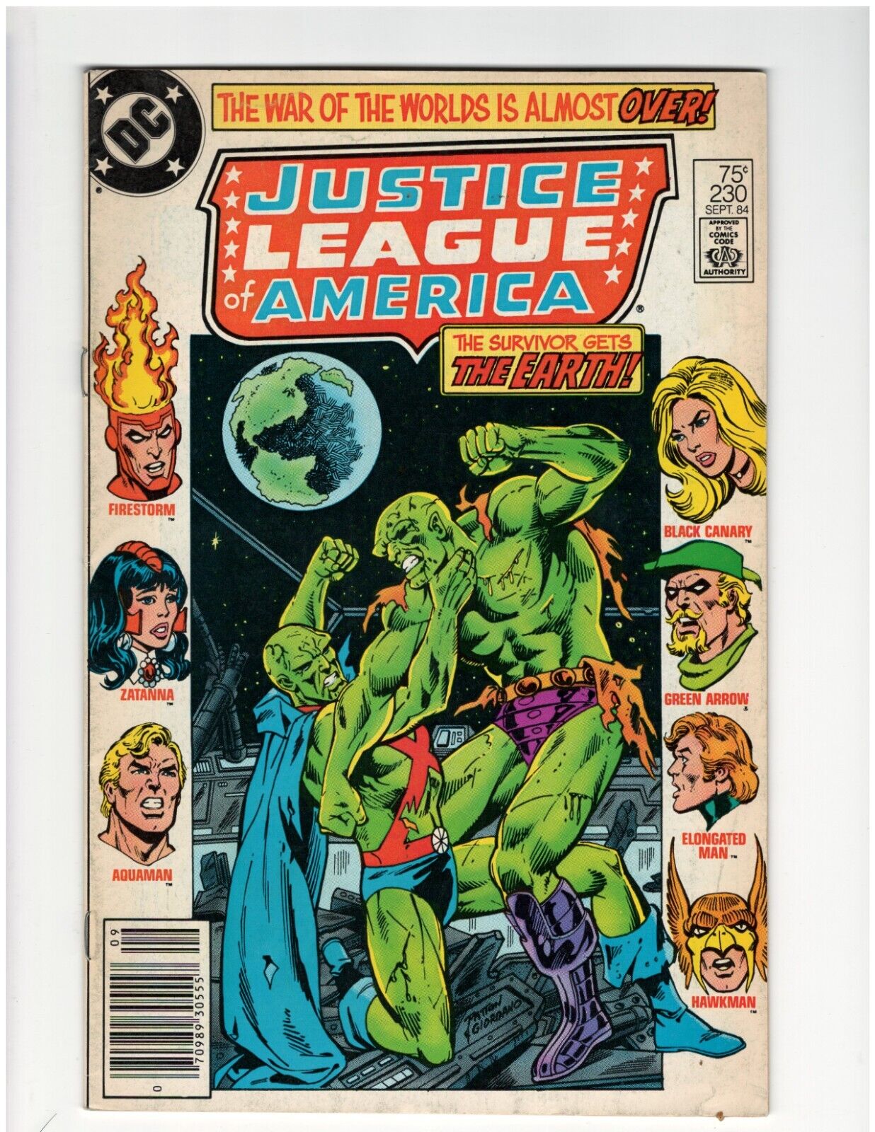 Justice League of America #230 DC JLA Superman Batman Comic Book Good Shape