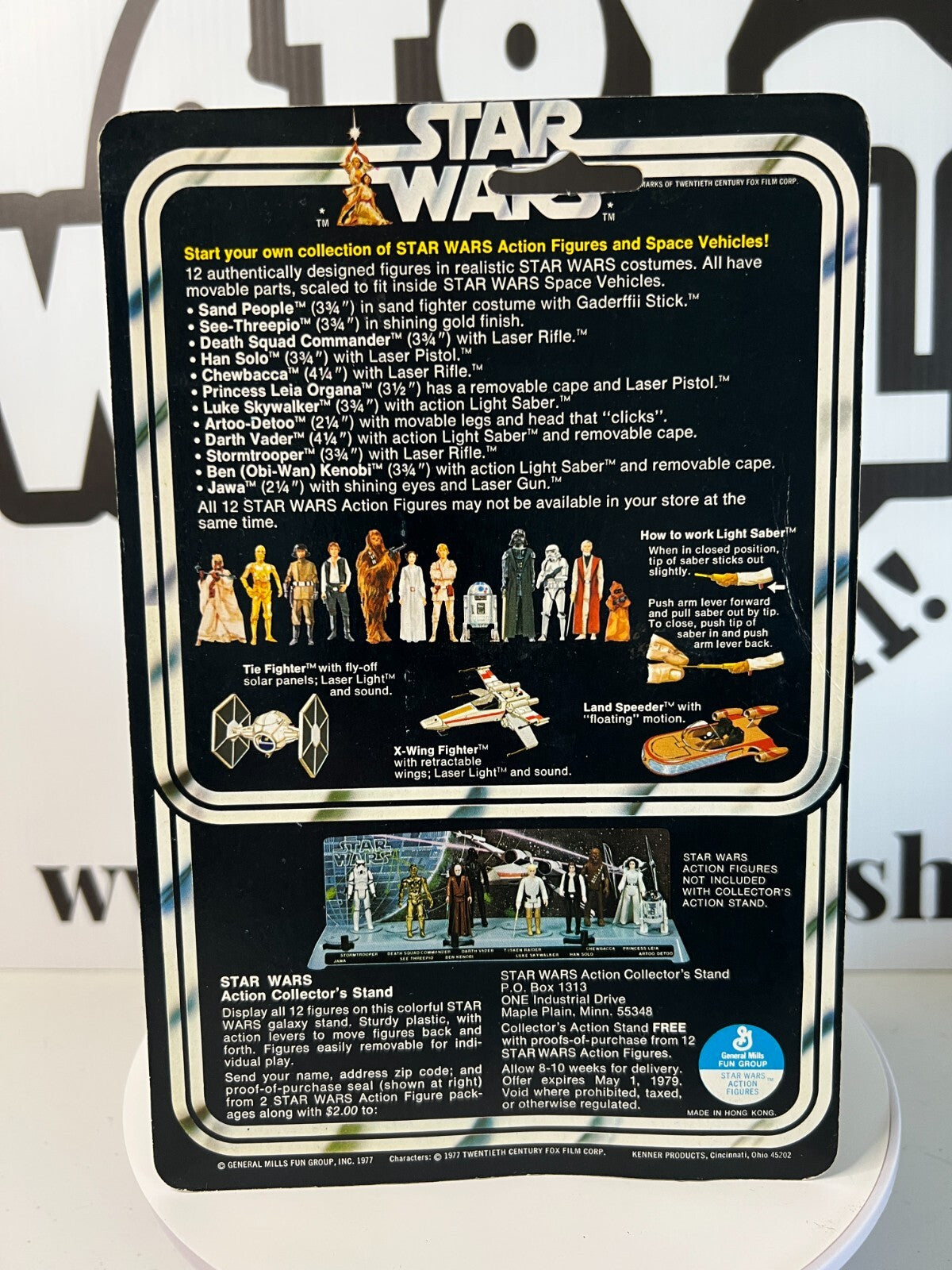 Star Wars 12 Back C-3PO Action Figure 1978 Vintage Kenner Open Bubble Resealed