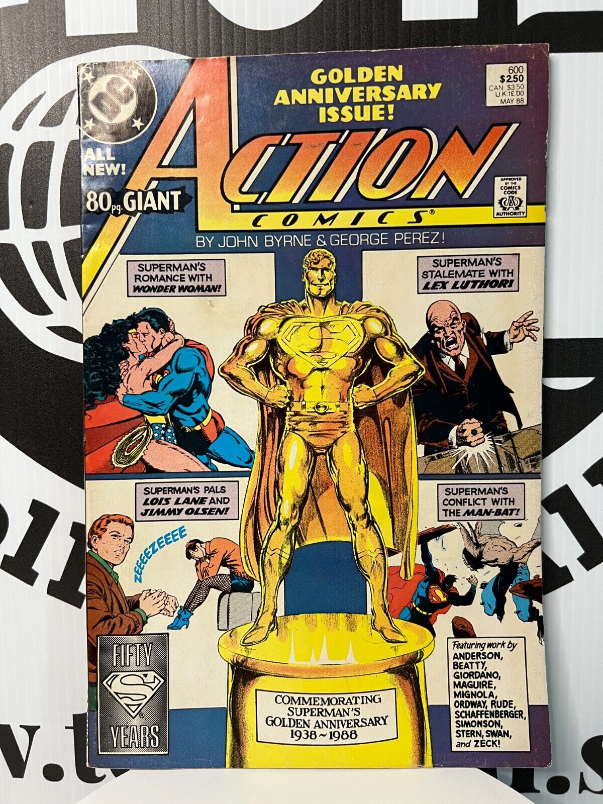 Action Comicsa #600 DC Key Comic Book Superman Man of Steel Krypto Good Shape