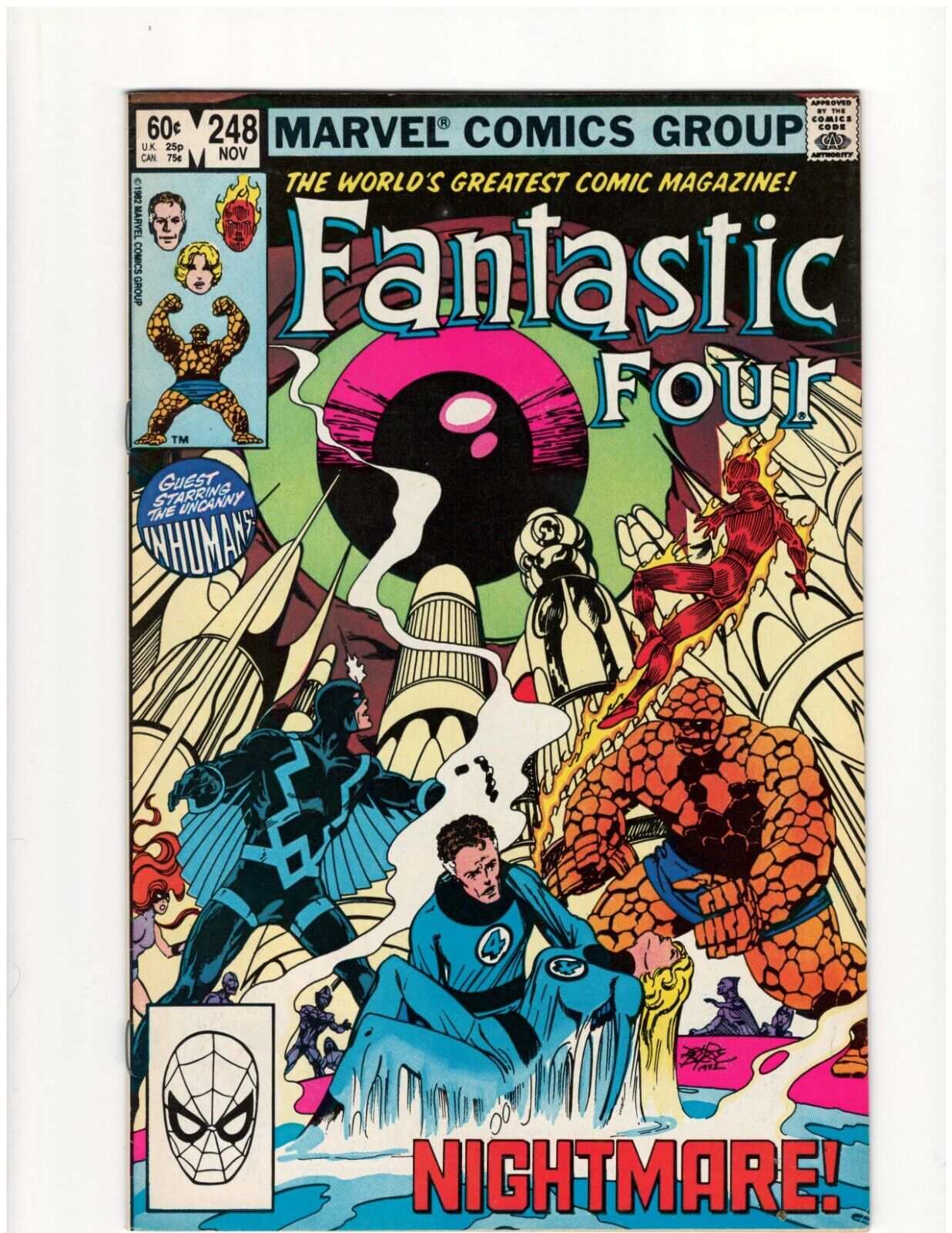 Fantastic Four#248 Marvel Comic Book John Byrne Doctor Doom The Thing Good Shape