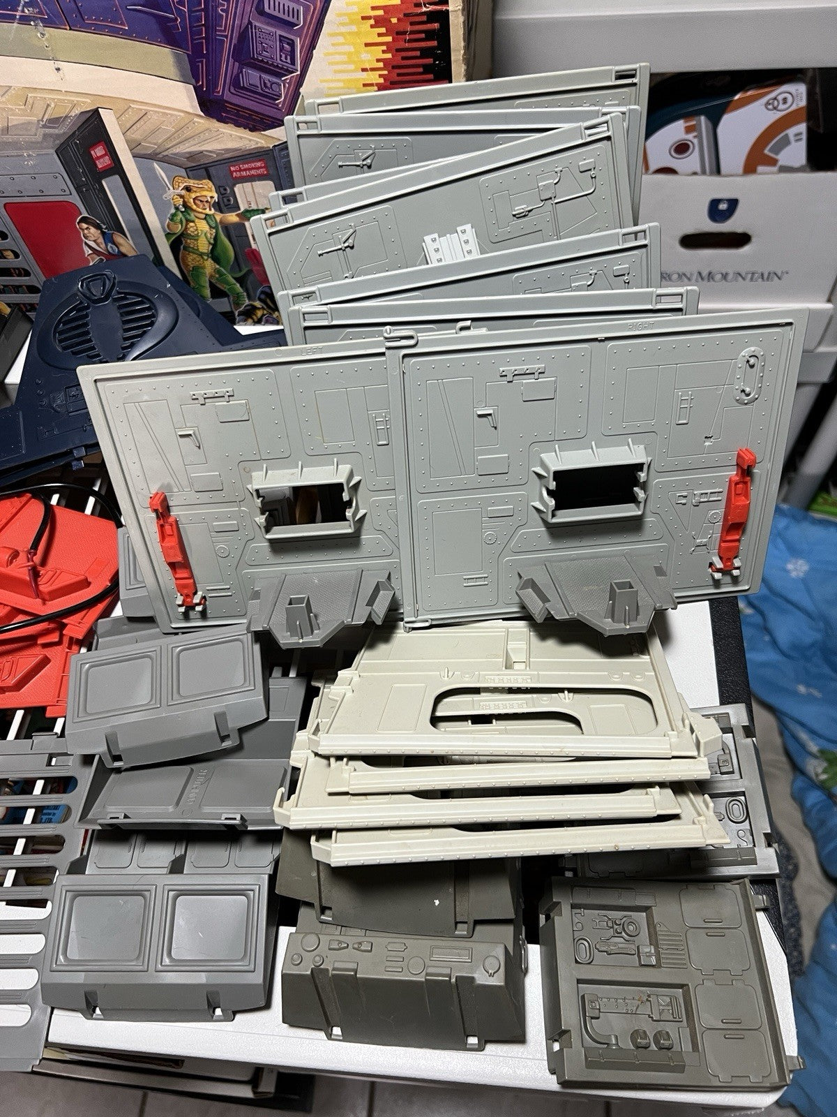 GI Joe Cobra Terror Drome 100% Complete+Box Firebat AVAC Action Figure Blueprint
