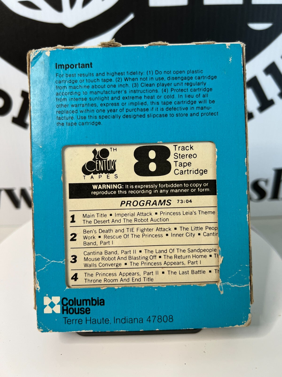 Star Wars Original Soundtrack 8-Track John Williams London Symphony Orchestra