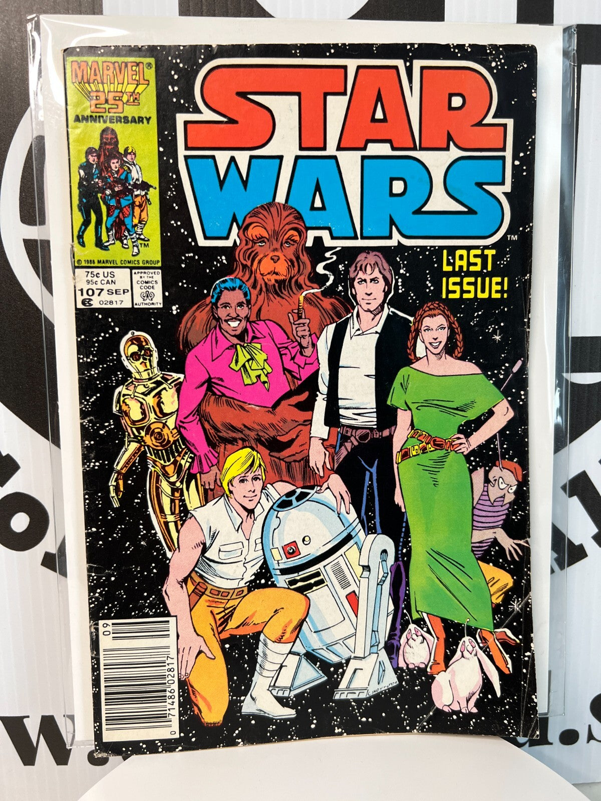 Star Wars #107 Last Final Issue In Series Marvel Key Comic Book Fair Condition
