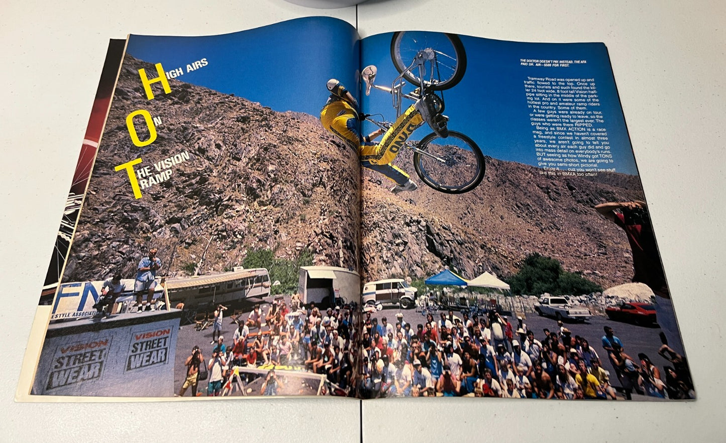 Bmx Action Magazine Oct 1987 Old School Vintage Freestyle Haro GT Dyno Redline