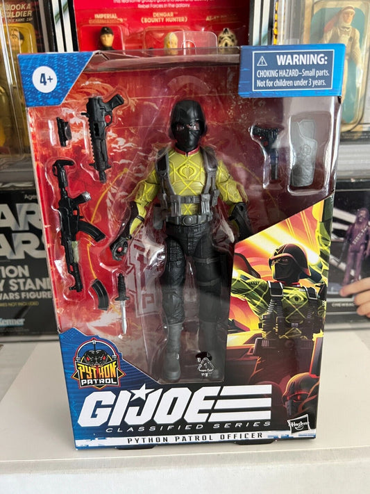 GIJoe Classified Python Patrol Officer Hasbro Cobra Action Figure Toy Sealed