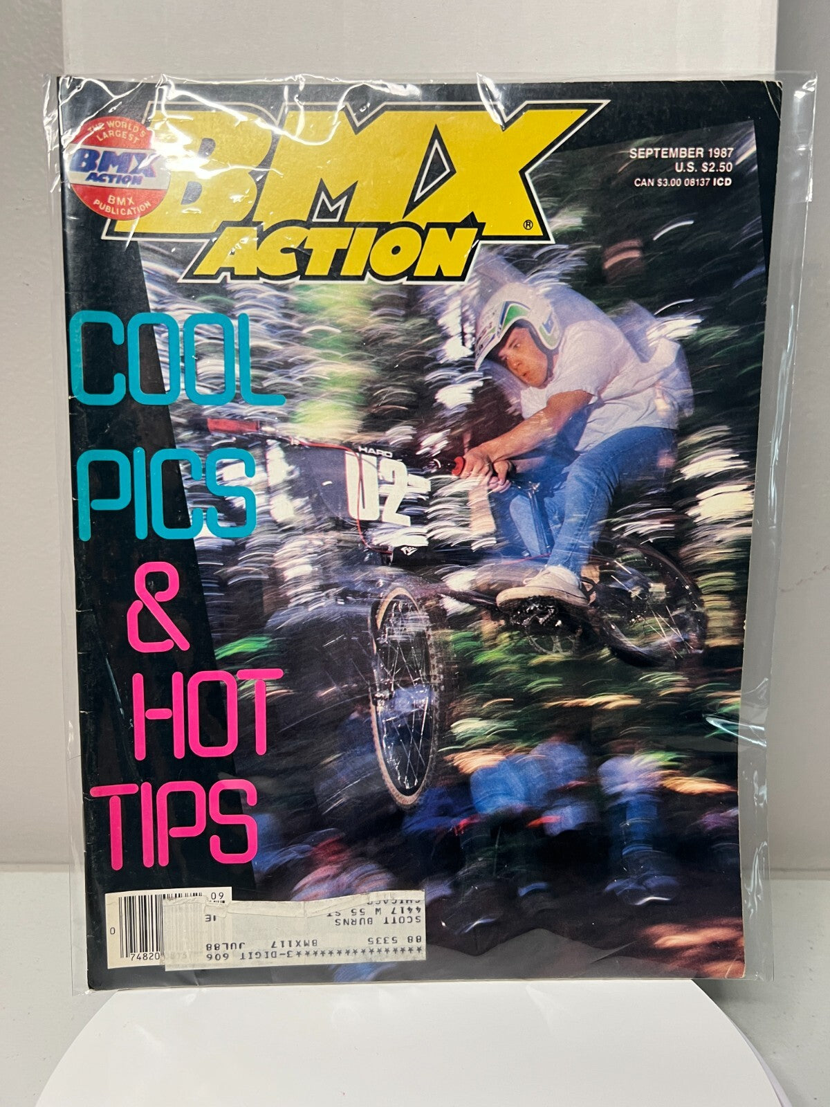 Bmx Action Magazine Sep 1987 Old School Vintage Freestyle Haro GT Dyno Redline