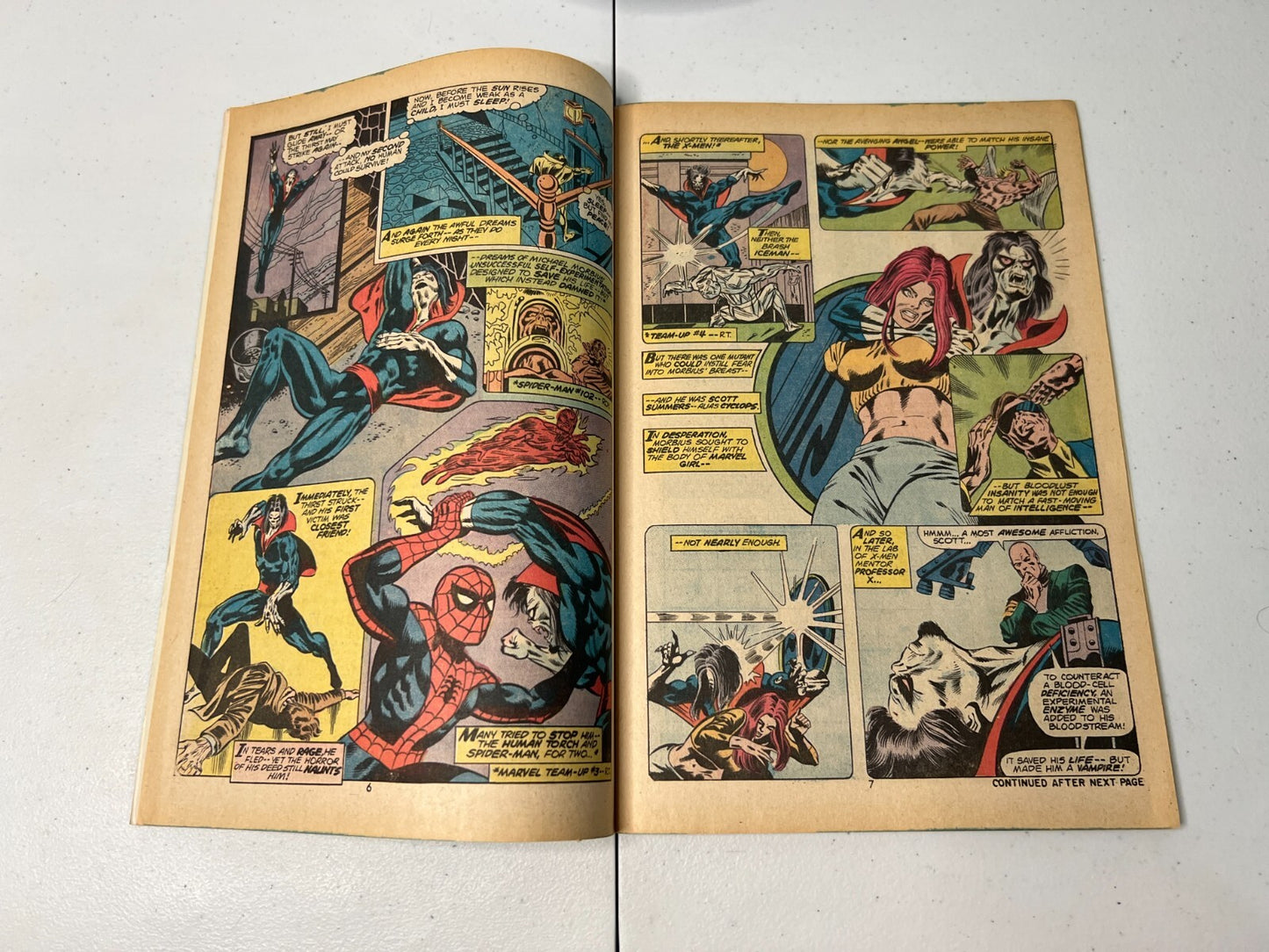 Morbius Adventure Into Fear #20 Marvel Key Comic Book 1st Solo Story Good Shape