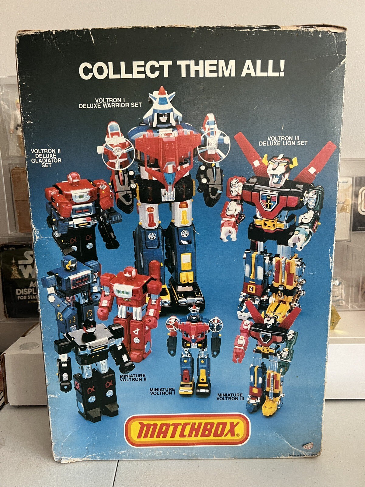 Voltron Lion Force Bandai Popy Godaikin Matchbox Die Cast Deluxe Lion Set In Box