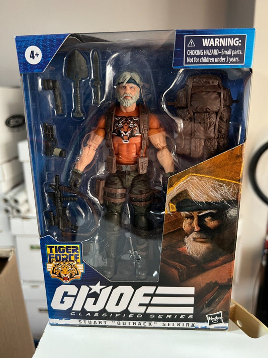 GI Joe Tiger Force Outback Action Figure 2023 Hasbro Classified Sealed New NM