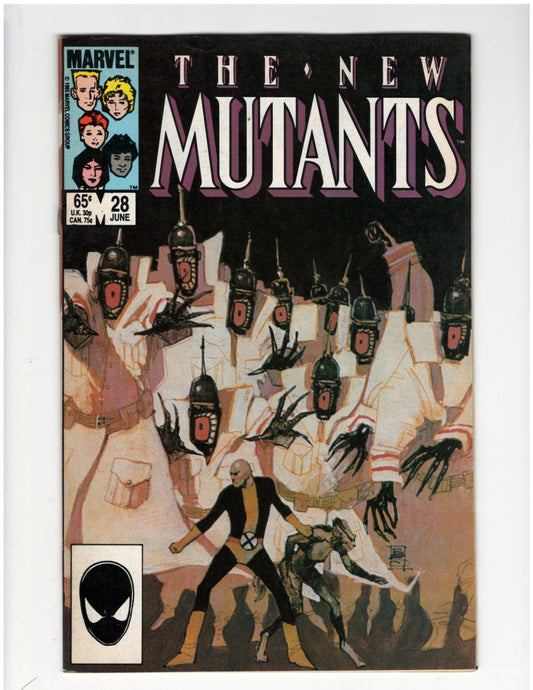 New Mutants #28 New X-Men Chris Claremont Magik Wolfsbane Jubilee Good Condition